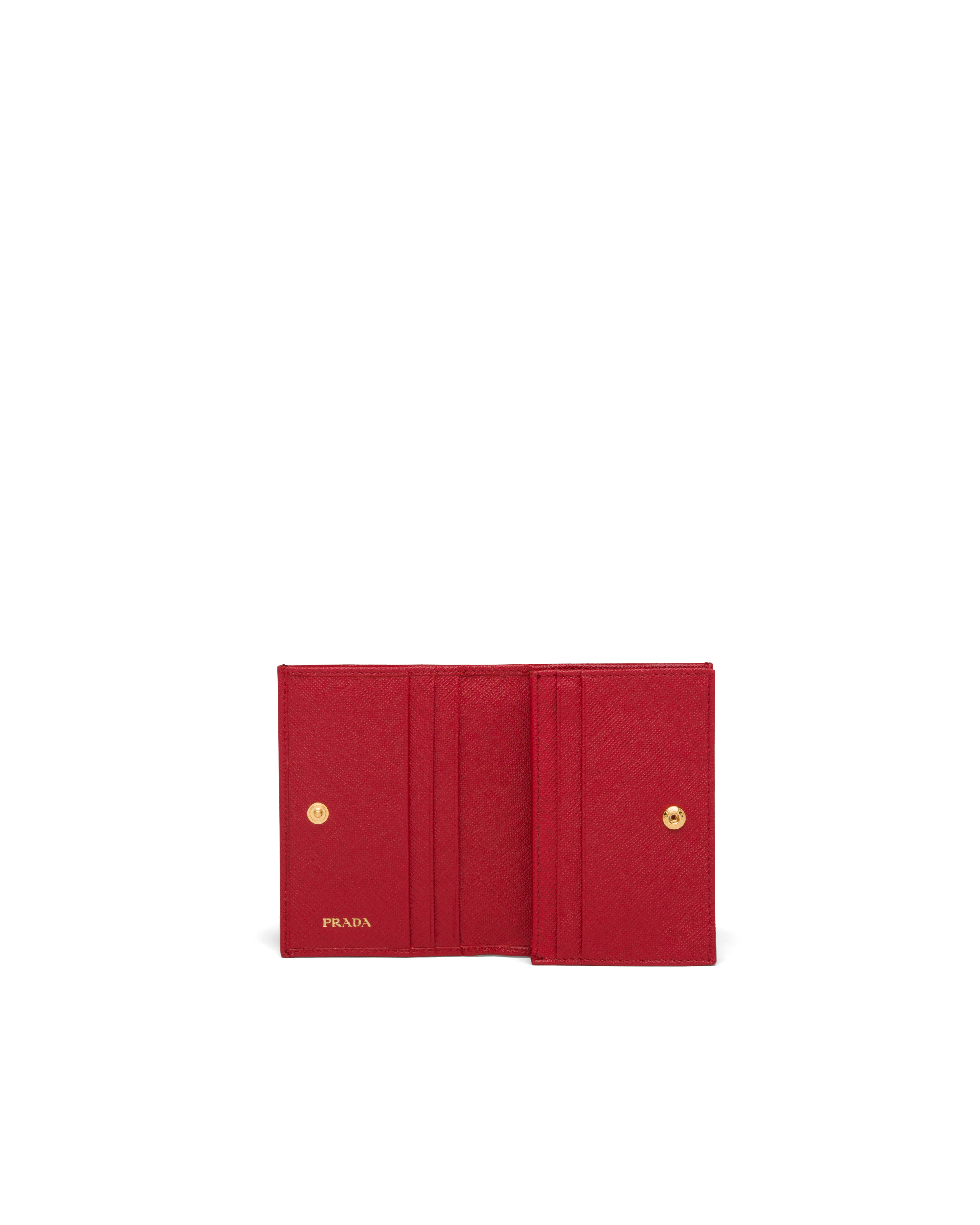 prada wallet red