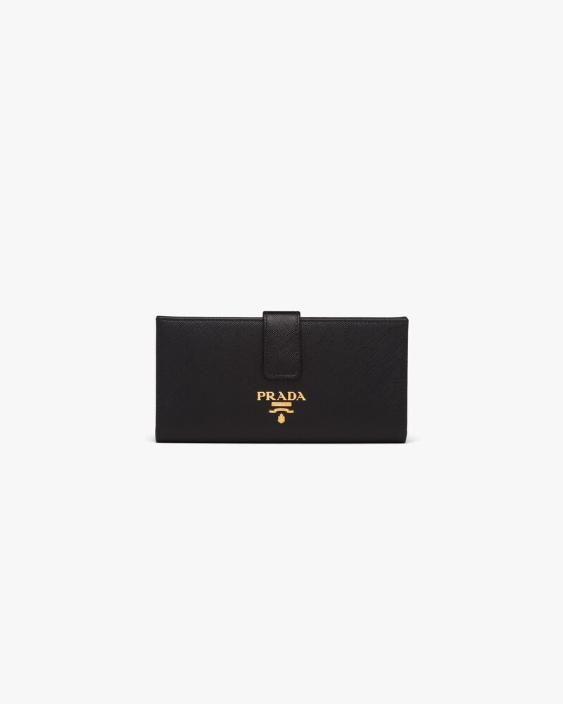 leather wallet prada