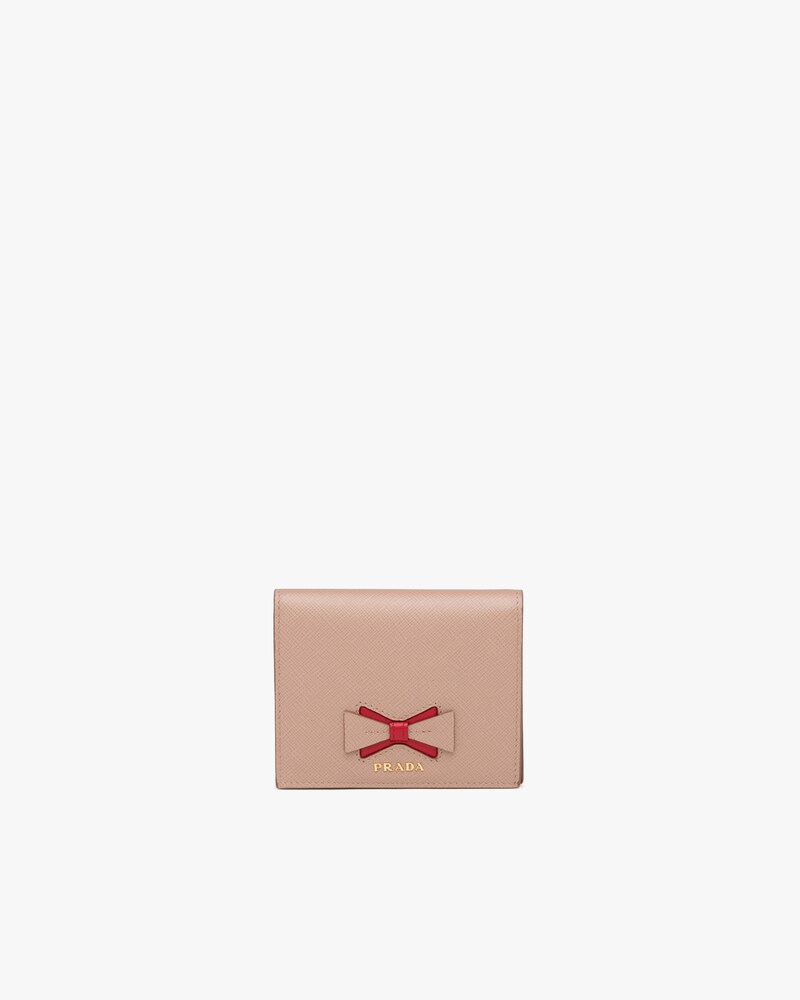 prada bow wallet