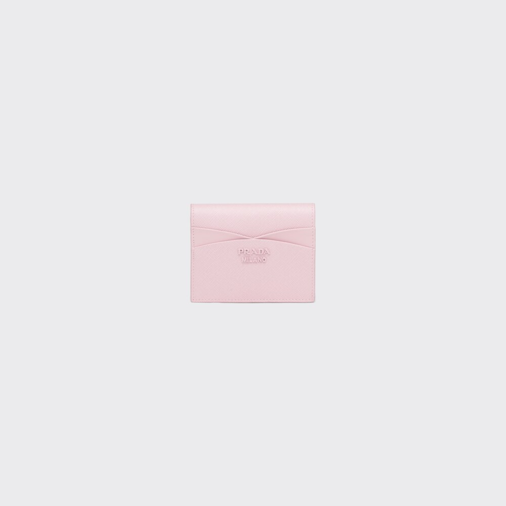 Prada Small Saffiano and leather wallet 1