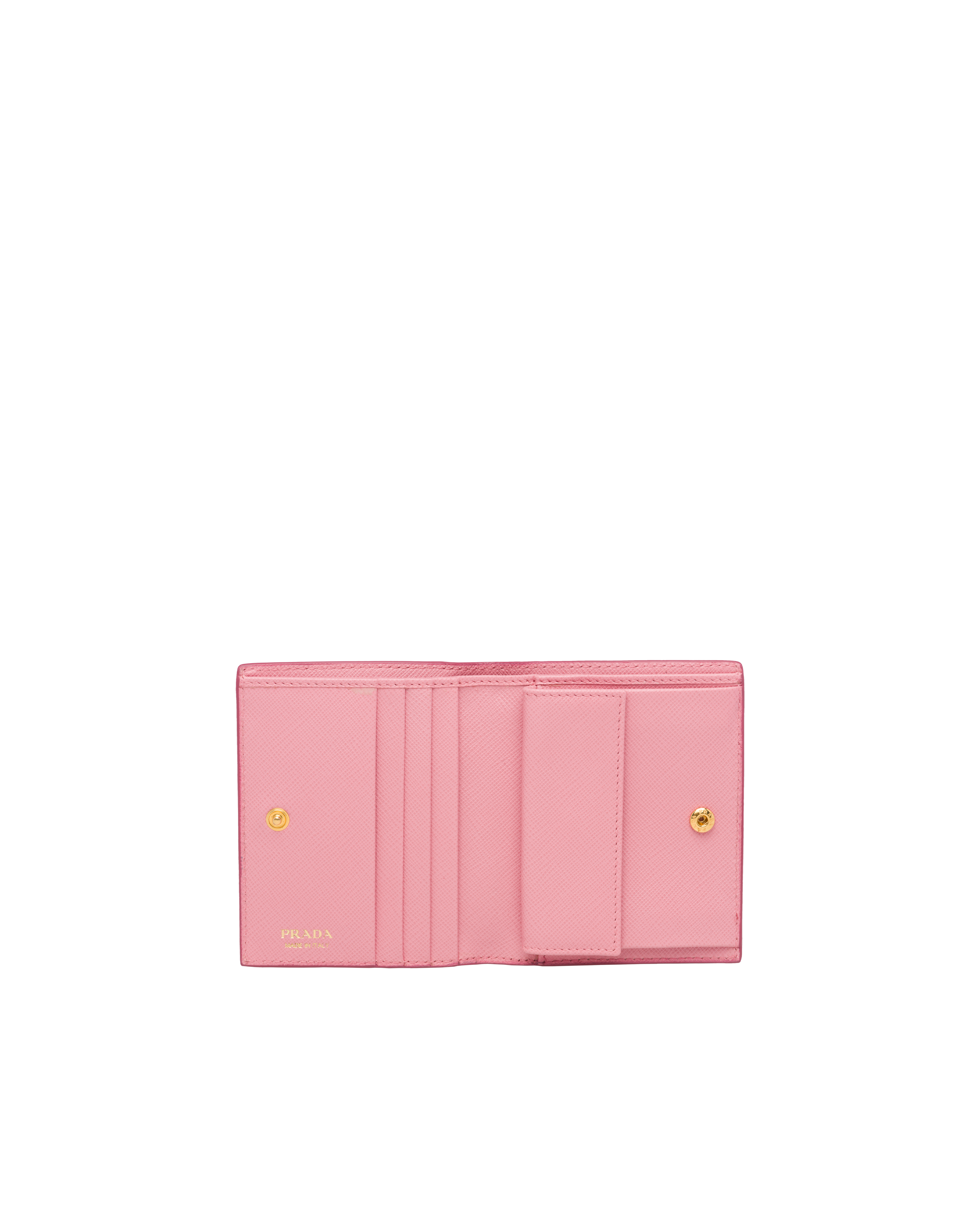 prada saffiano wallet pink