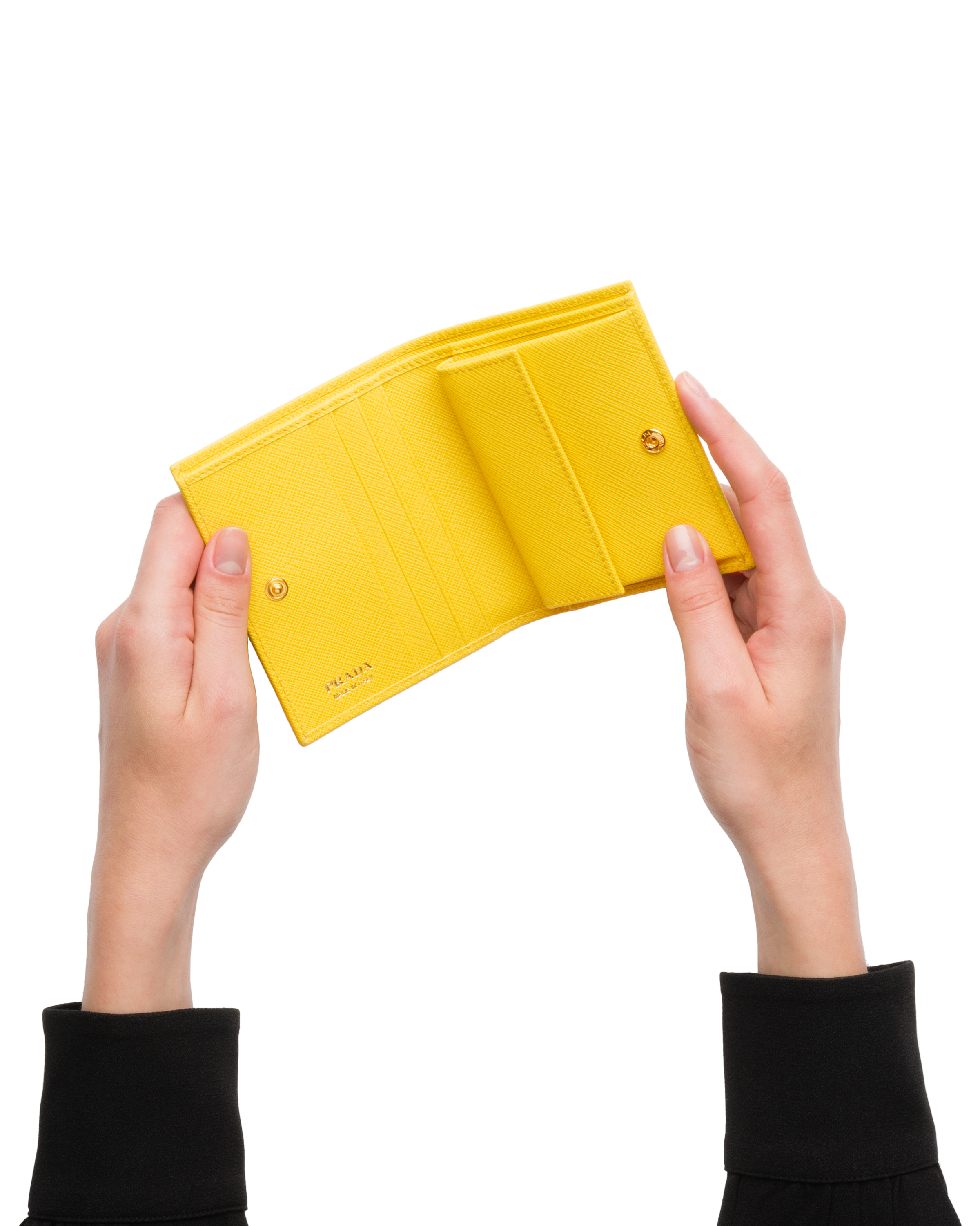 Prada Carteira em couro Saffiano pequena 6