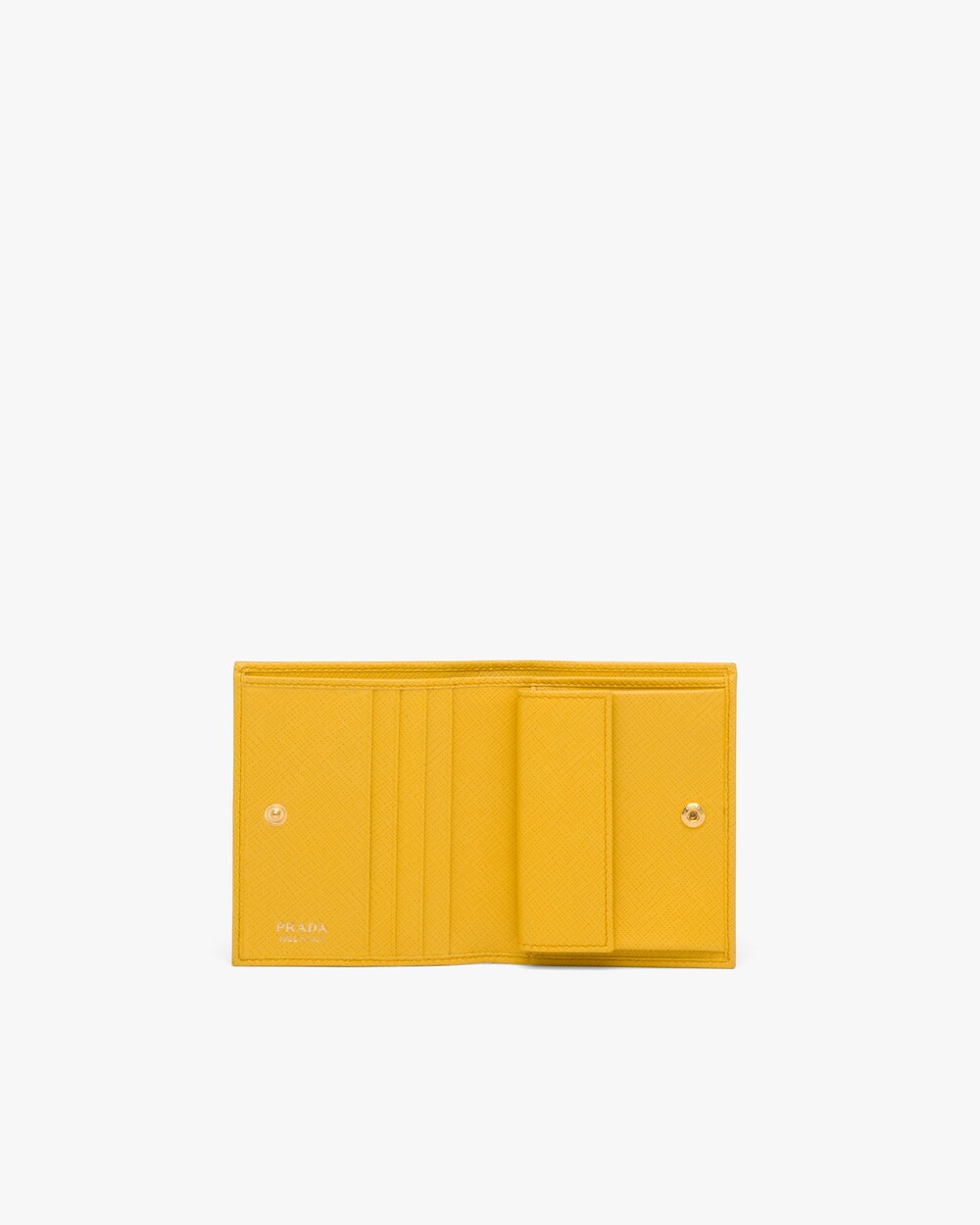 prada yellow wallet