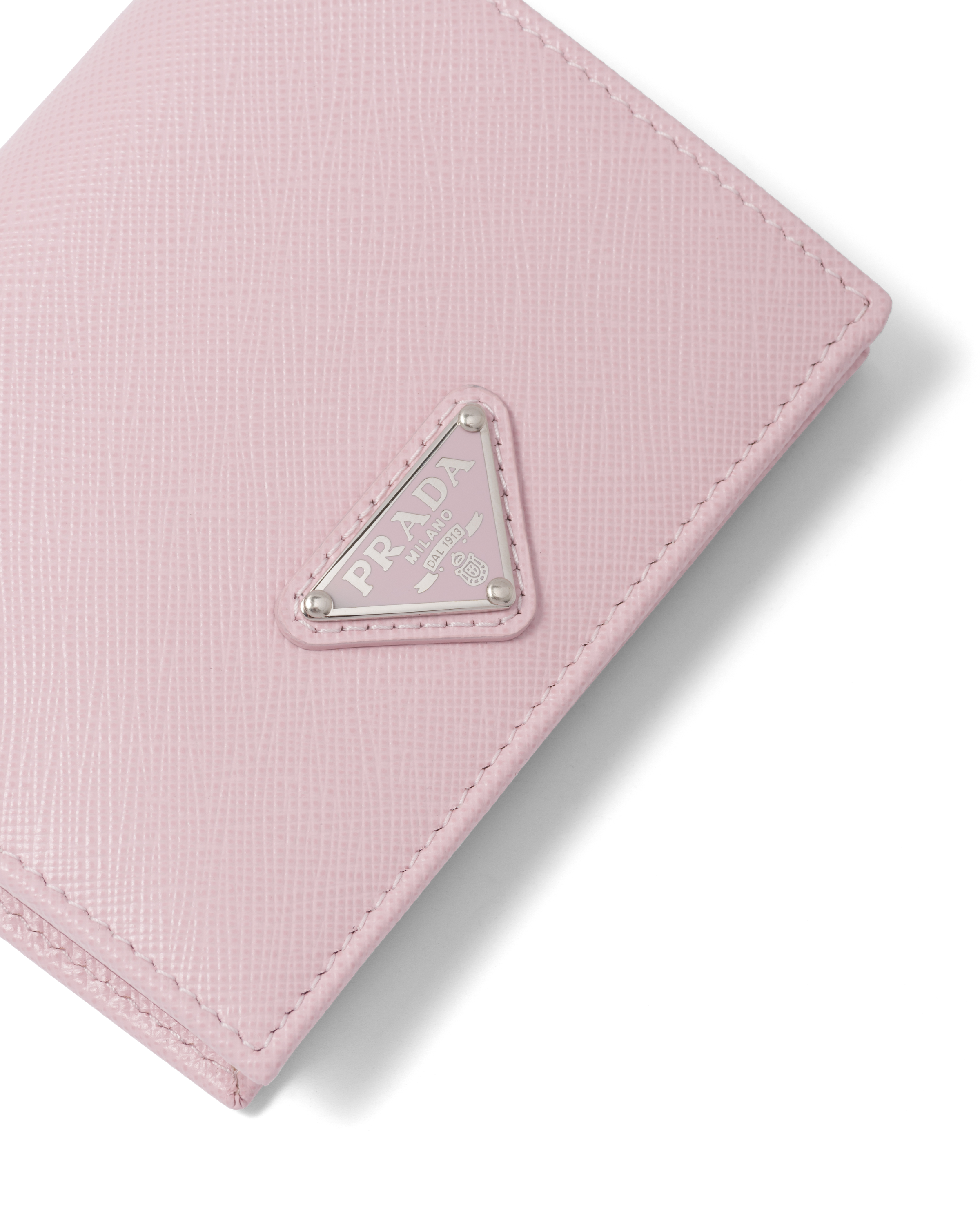 ピンク サフィアーノトライアングル 財布 | PRADA