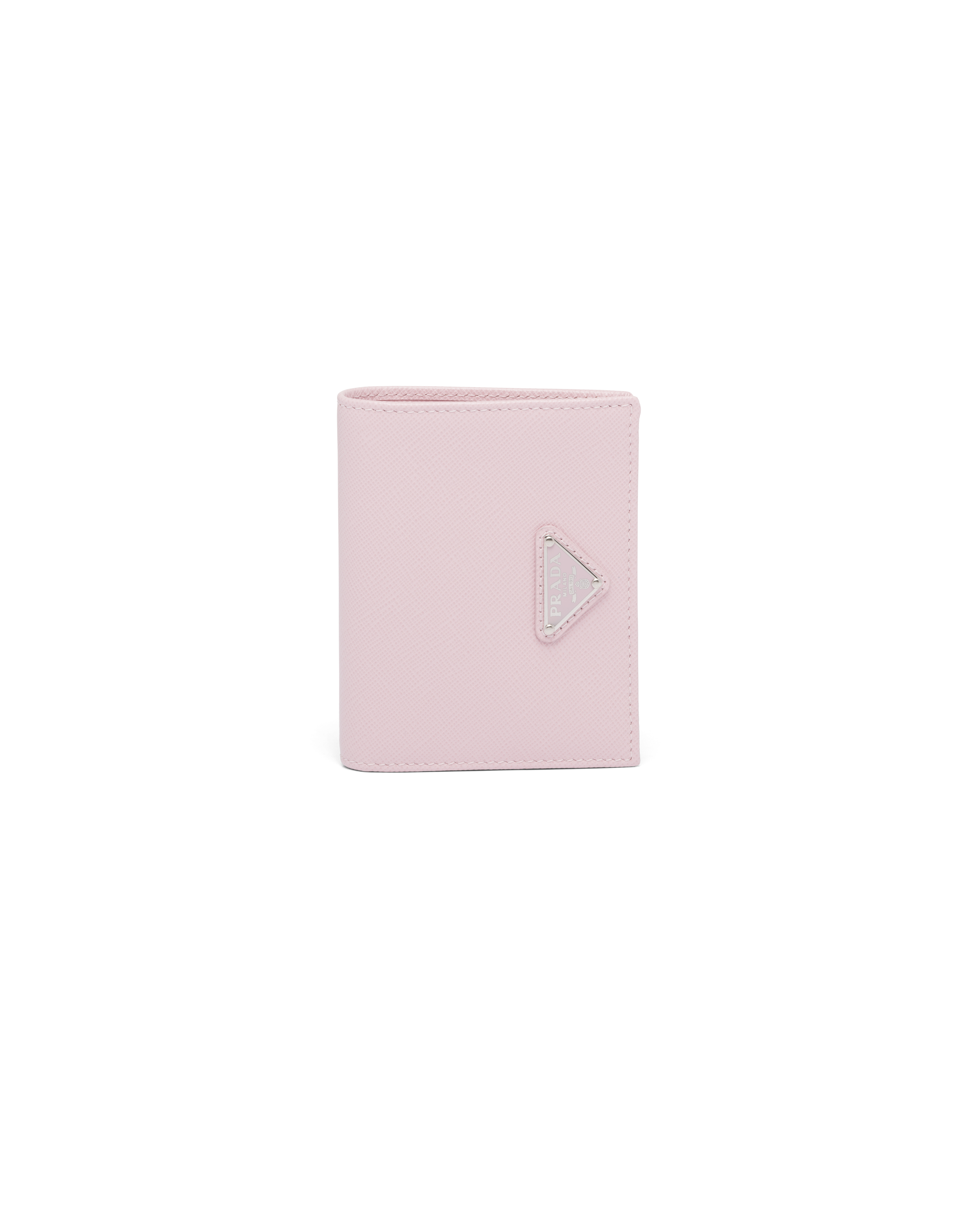 Alabaster Small Saffiano Leather Wallet PRADA
