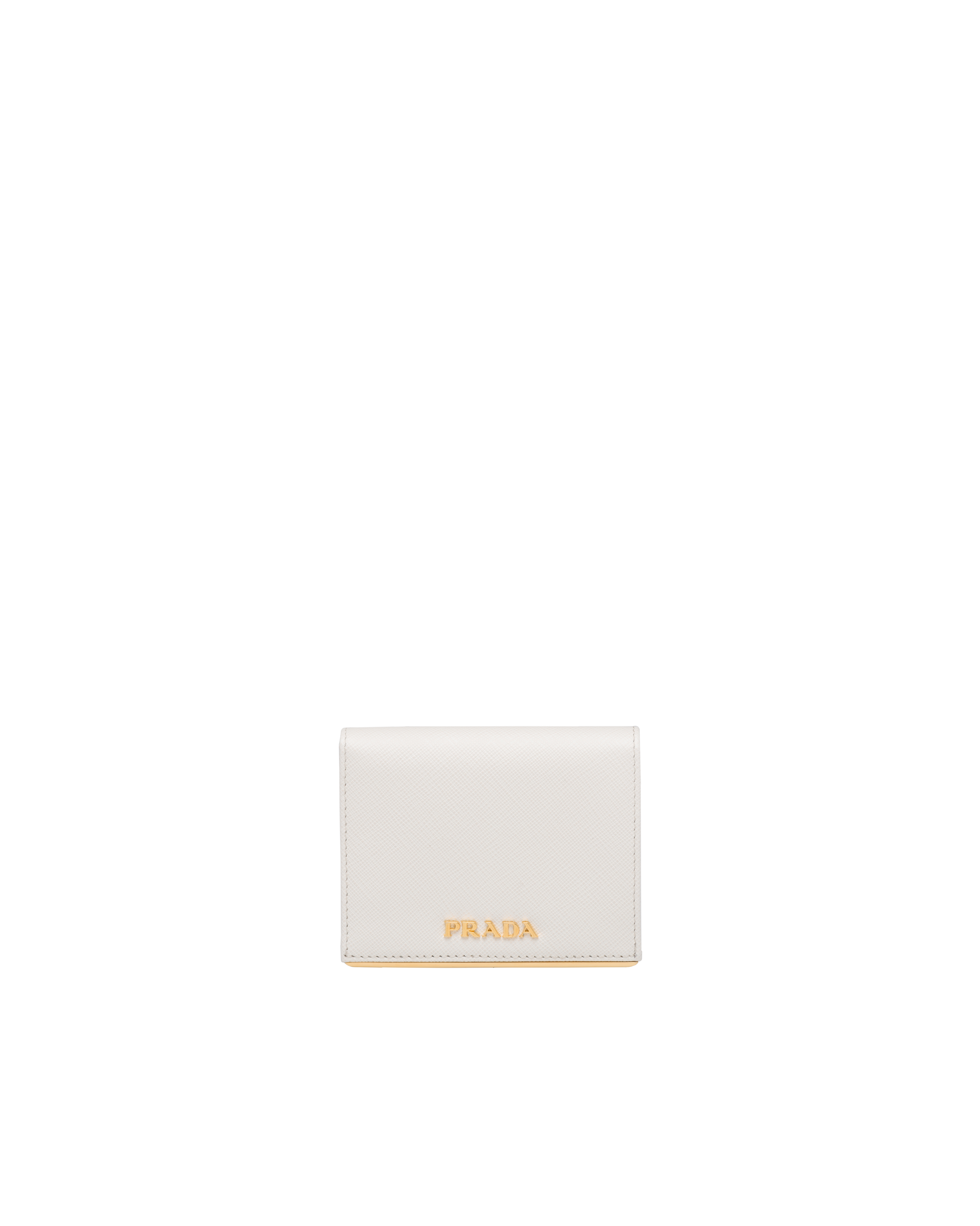 Prada shop wallet white