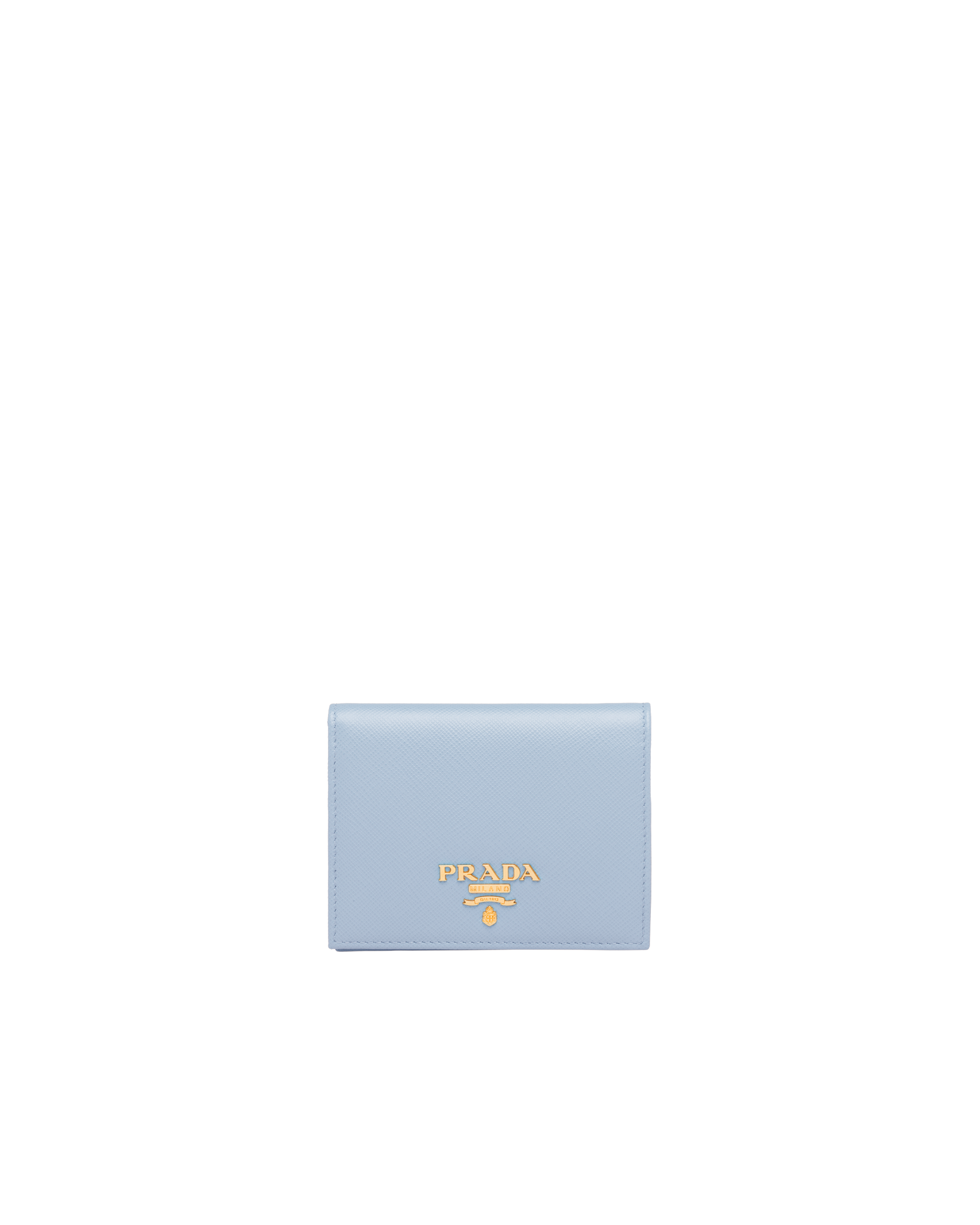 Prada on sale wallet blue