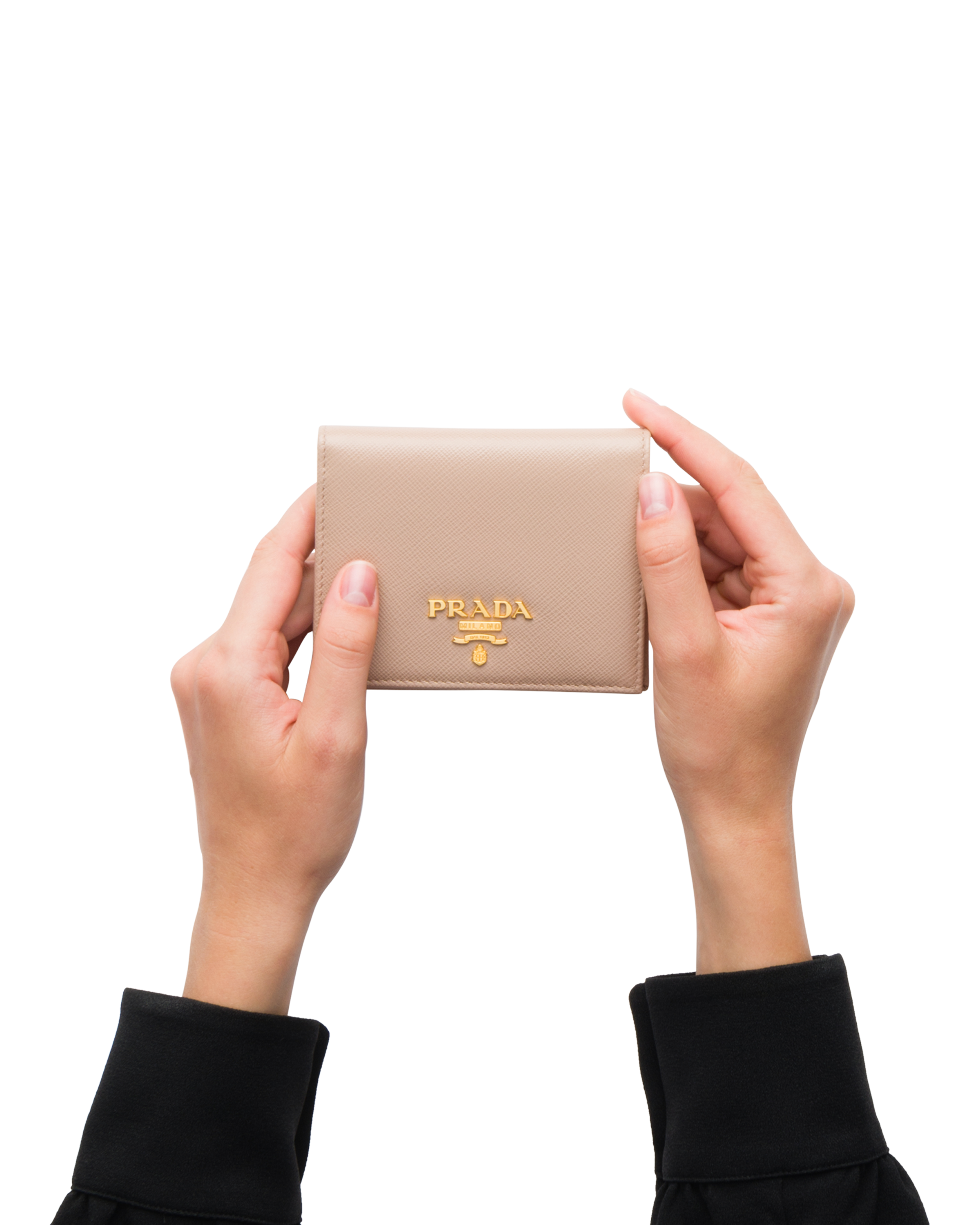 Prada small wallet pink shop