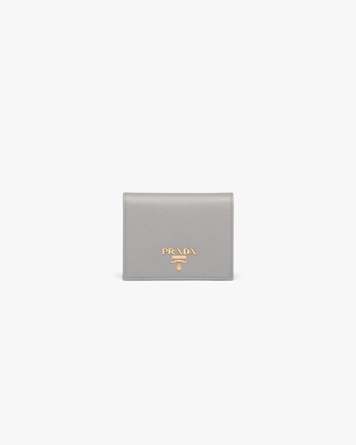prada compact wallet