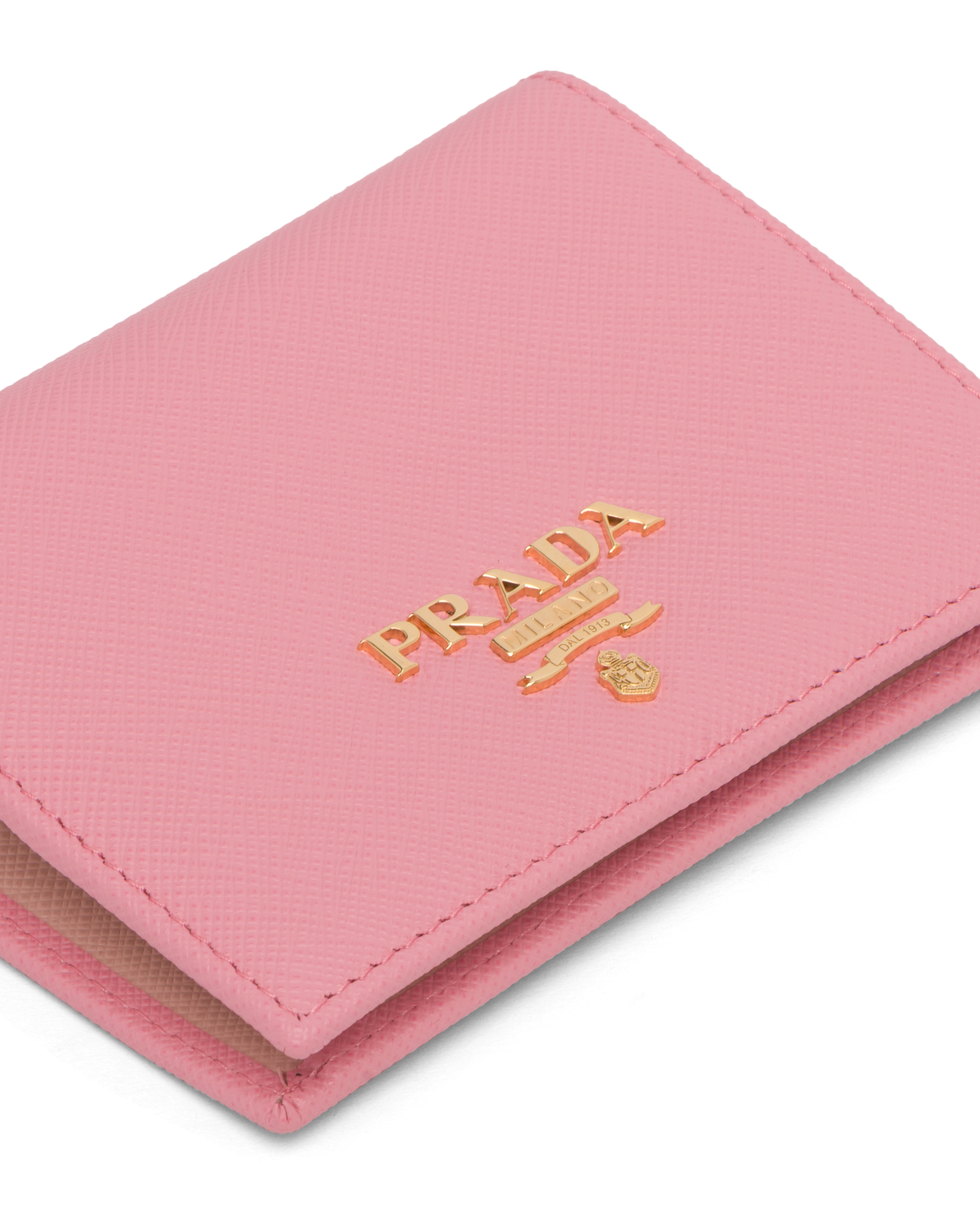prada saffiano multicolor wallet