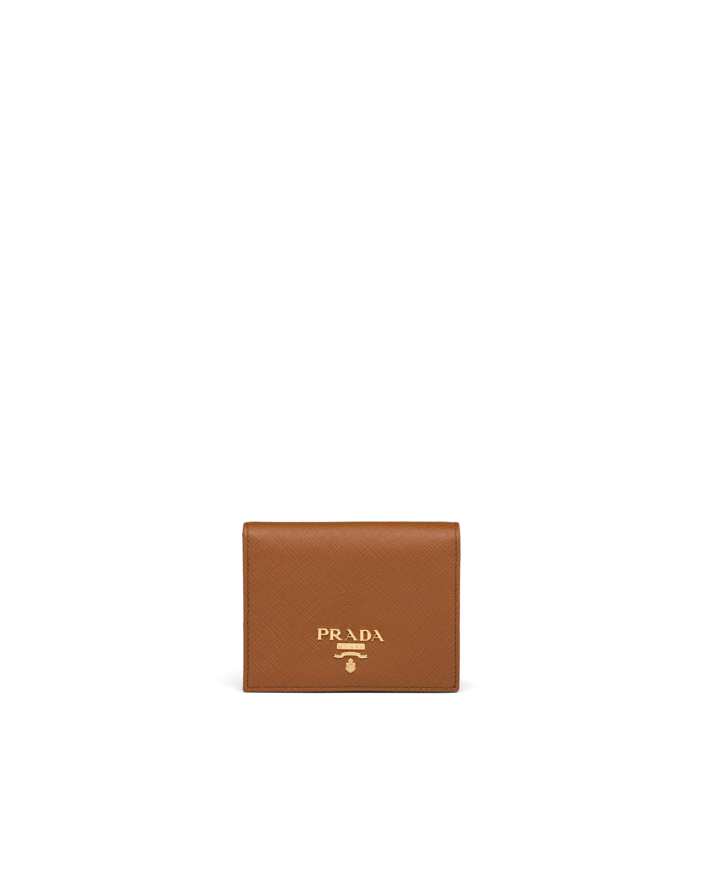 Small Saffiano Leather Wallet Prada