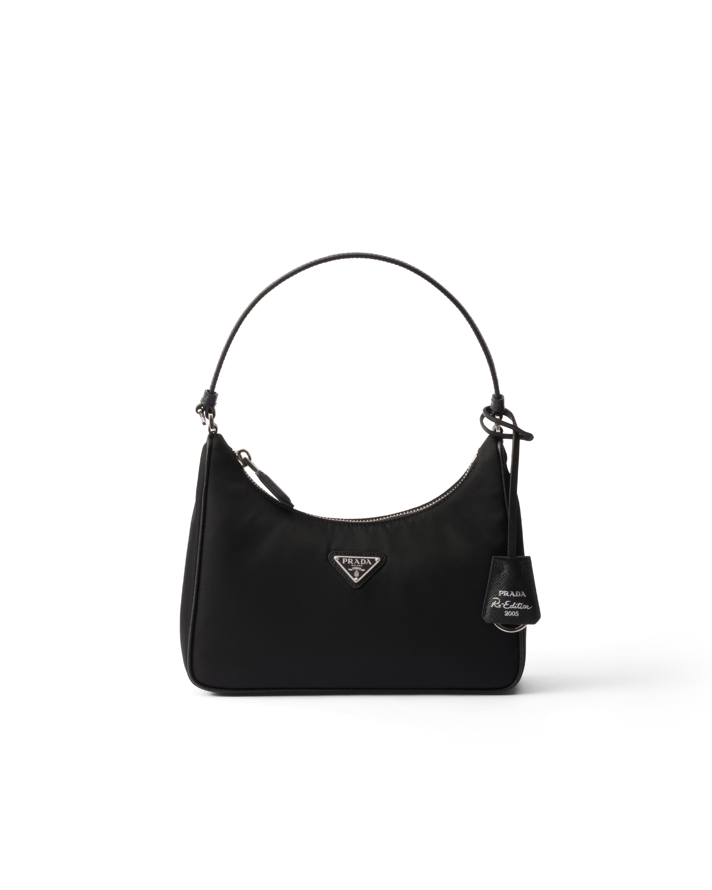 Mini Borsa Prada Re-edition 2005 In Re-nylon E Saffiano, Donna, Nero