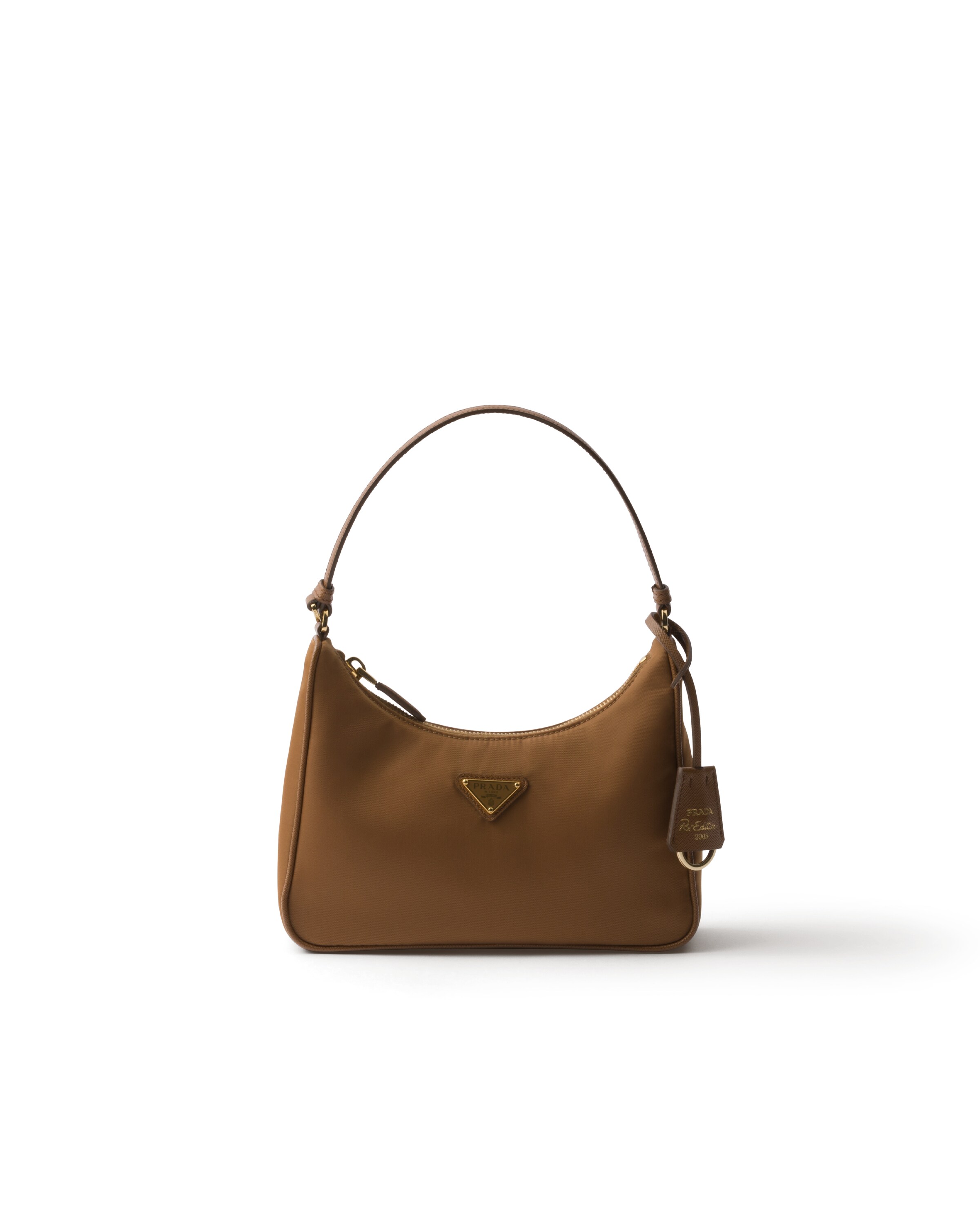 Mini Sac Prada Re-edition 2005 En Re-nylon , Femme, Brandy