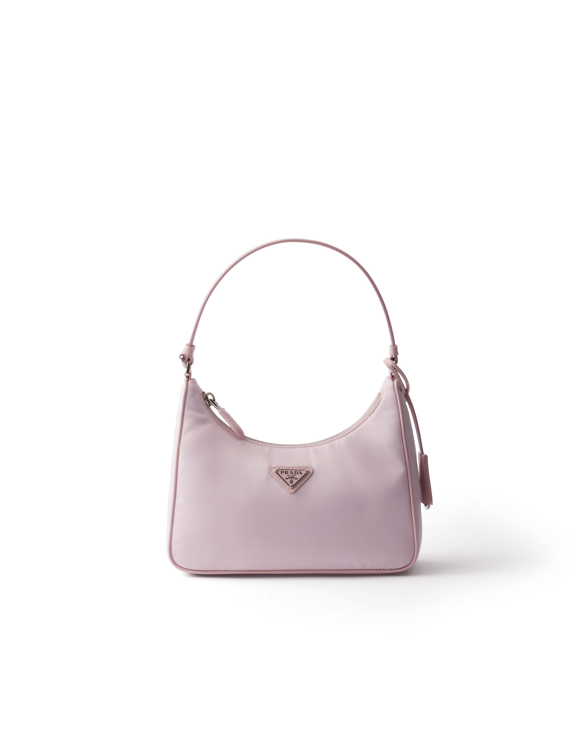 Mini Sac Prada Re-edition 2005 En Re-nylon, Femme, Rose Albâtre