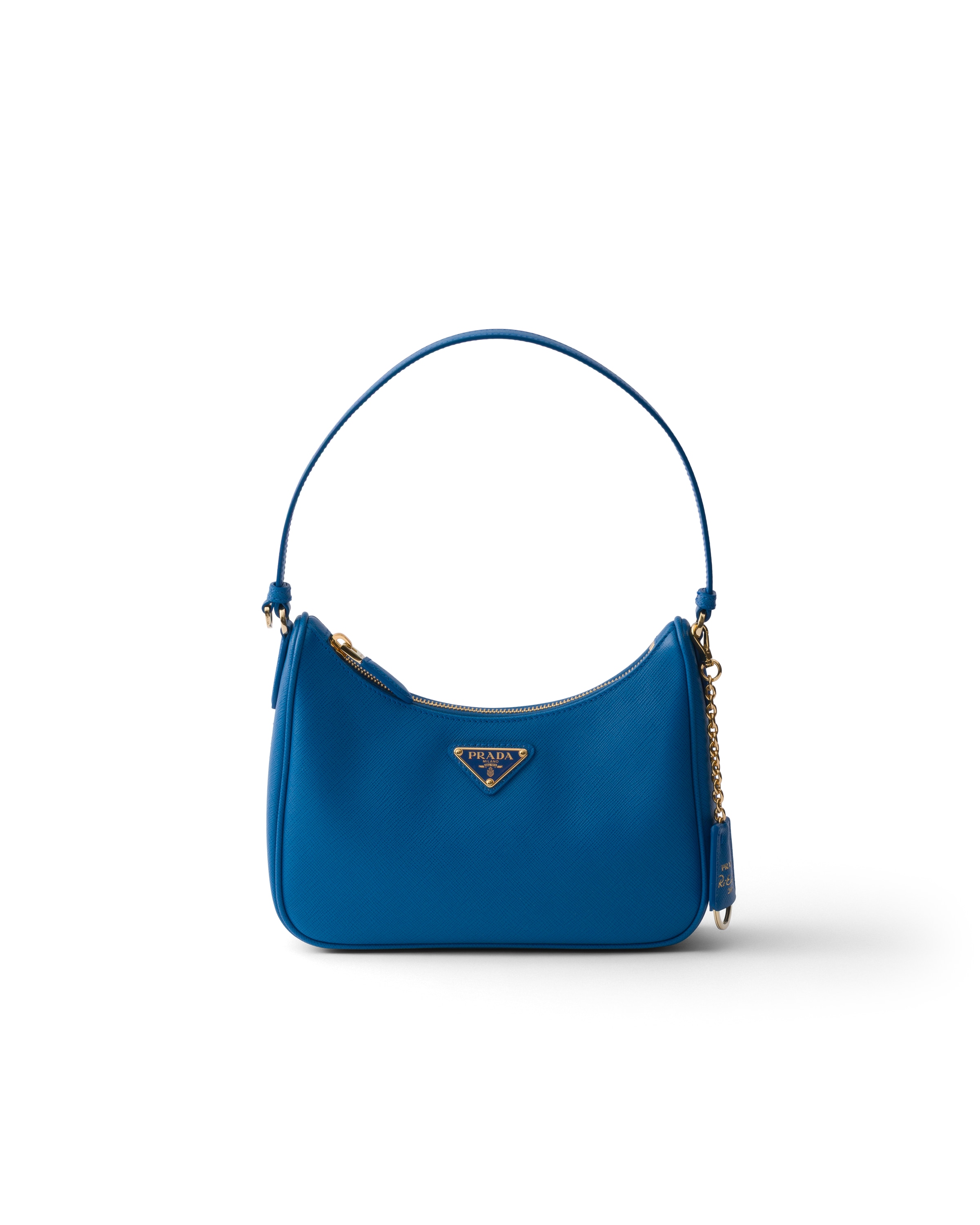 Prada Re-edition 2005 Saffiano Leather Mini-bag In Blue
