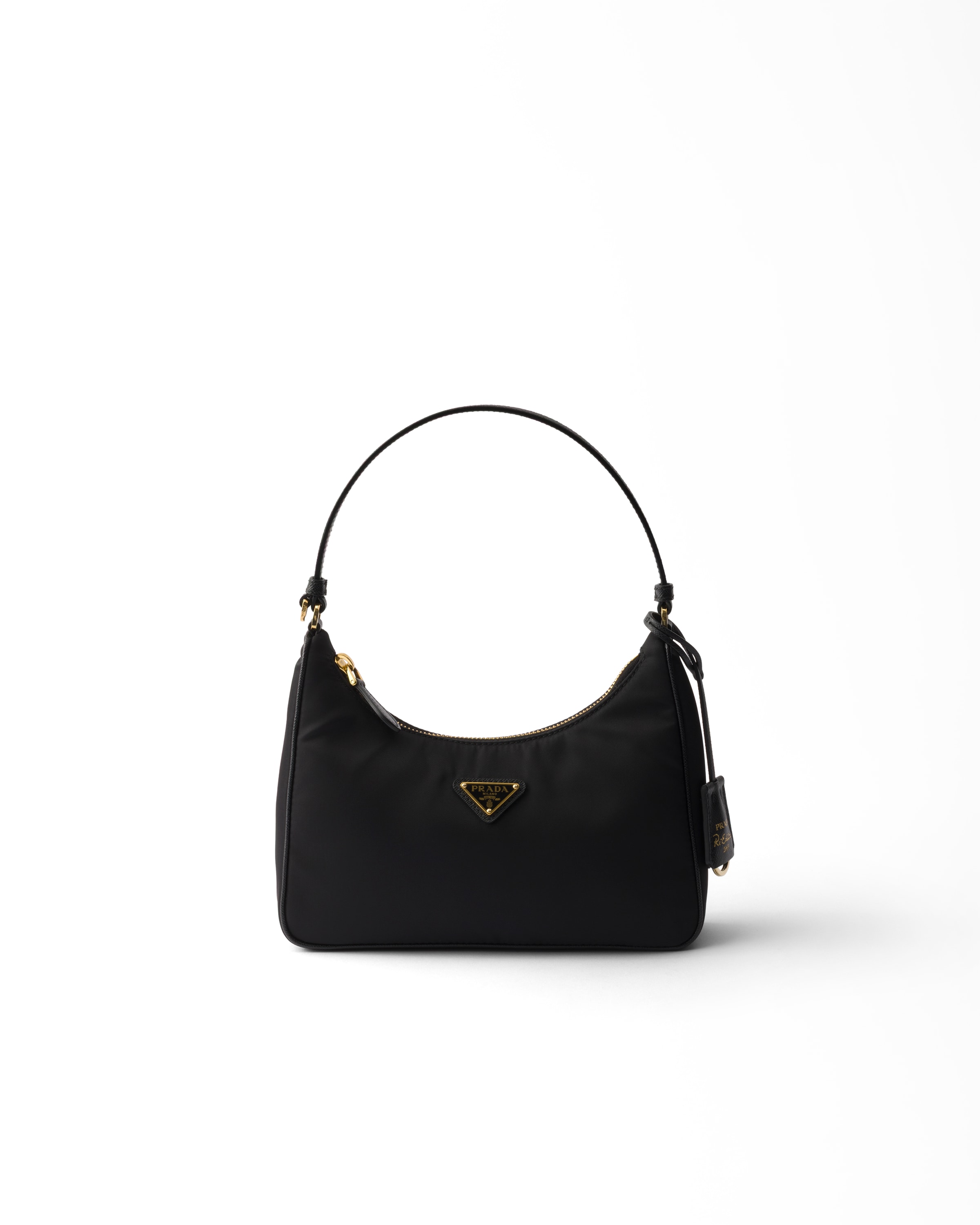 Prada Re-edition 2005 Re-nylon And Saffiano Mini Bag, Woman, Black