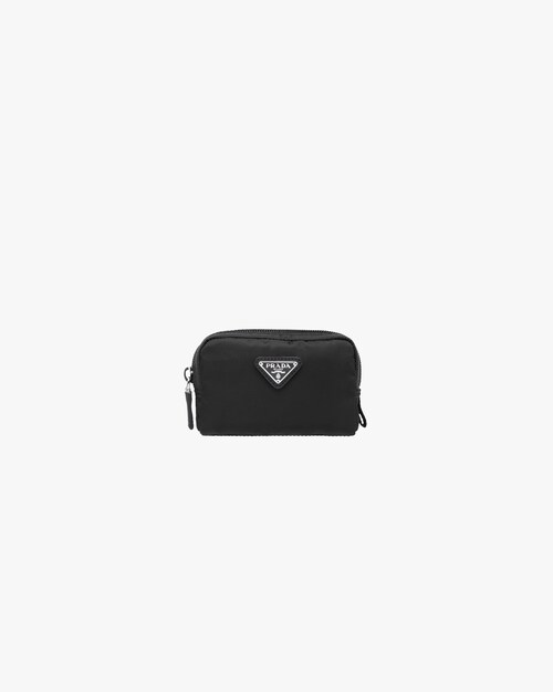 prada nylon zip around wallet