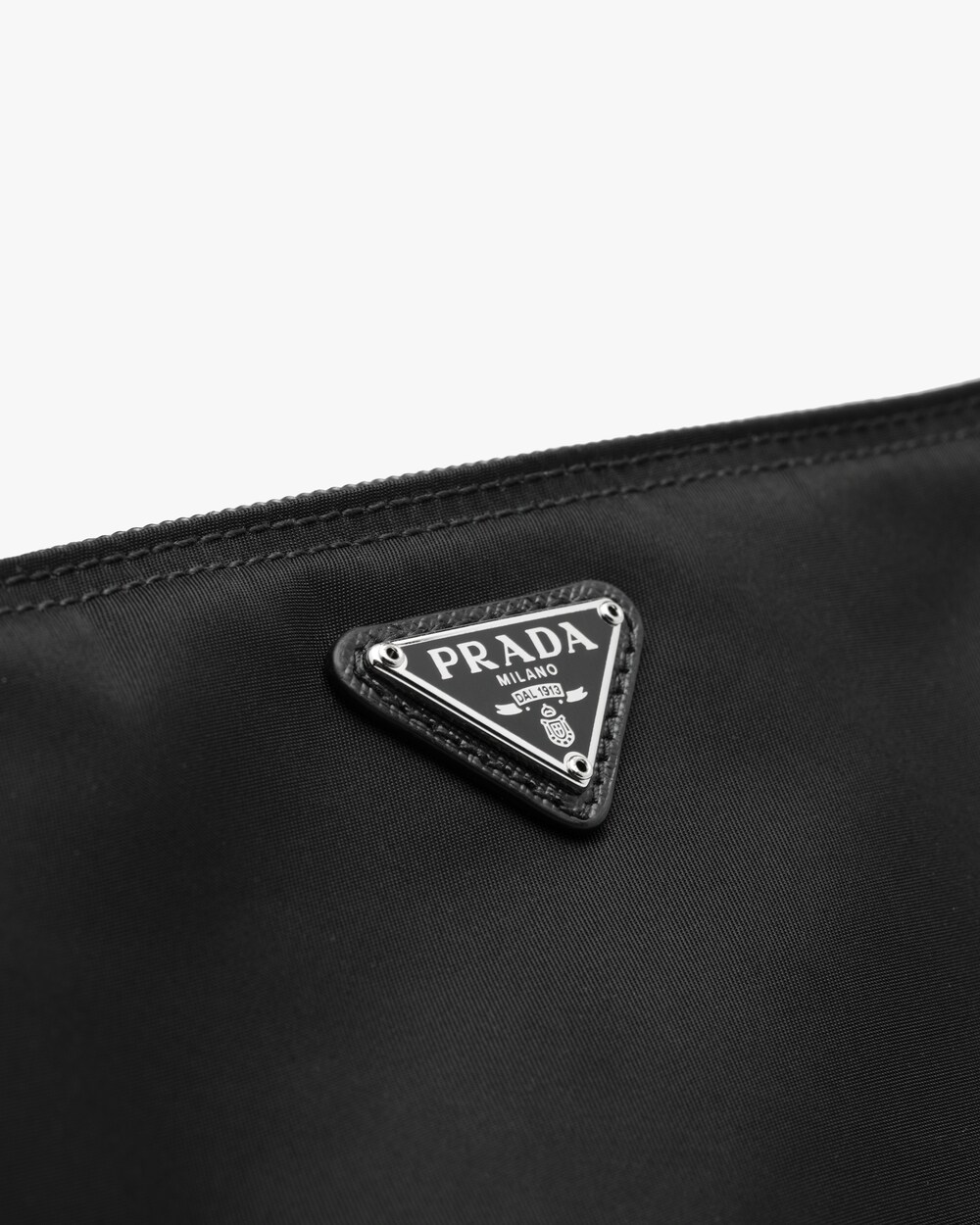 prada logo pouch