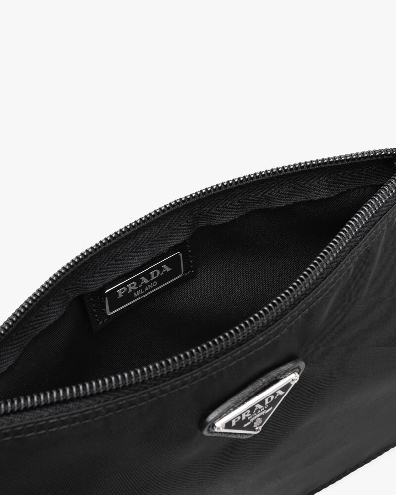prada nylon zip pouch