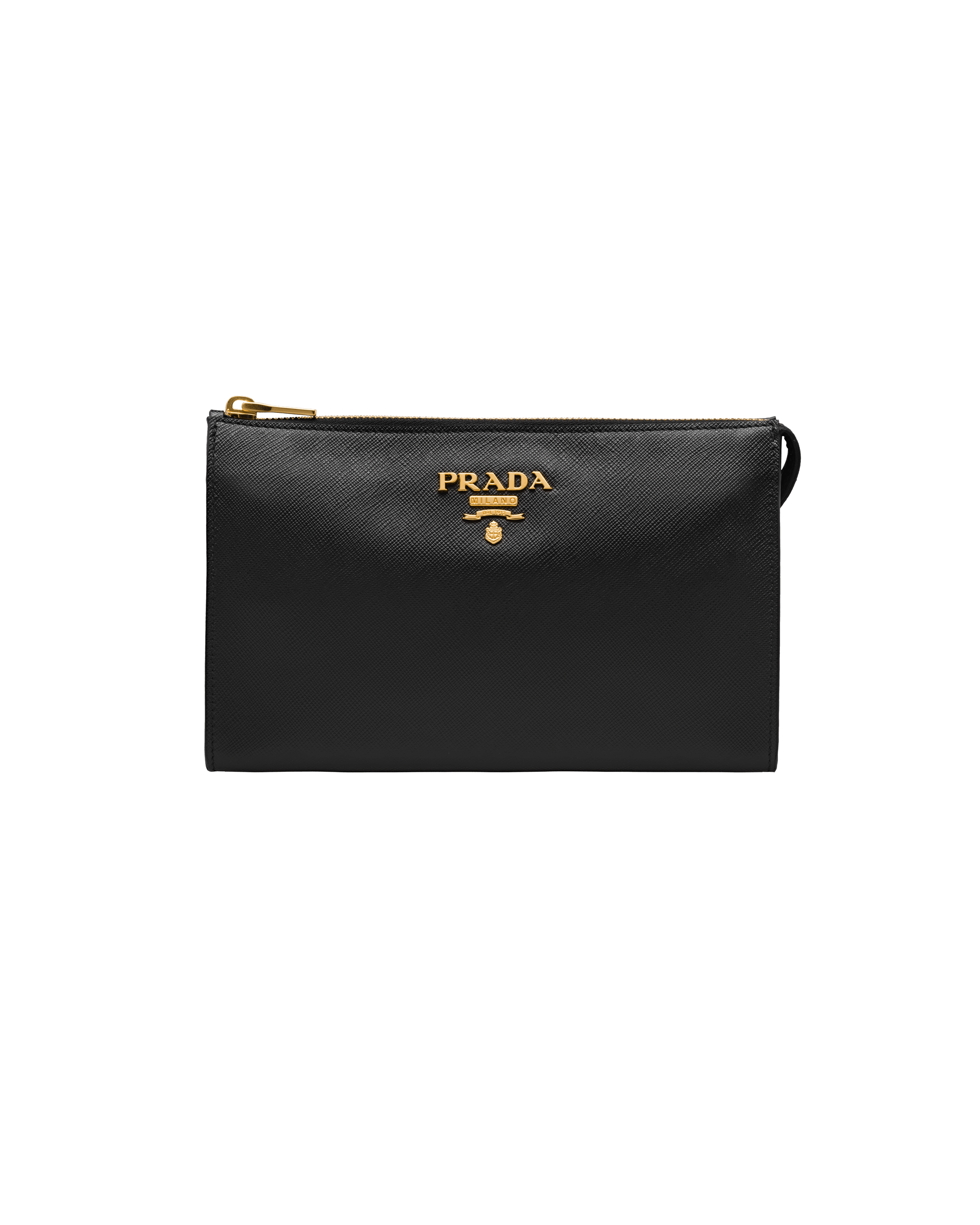 prada saffiano men's clutch bag