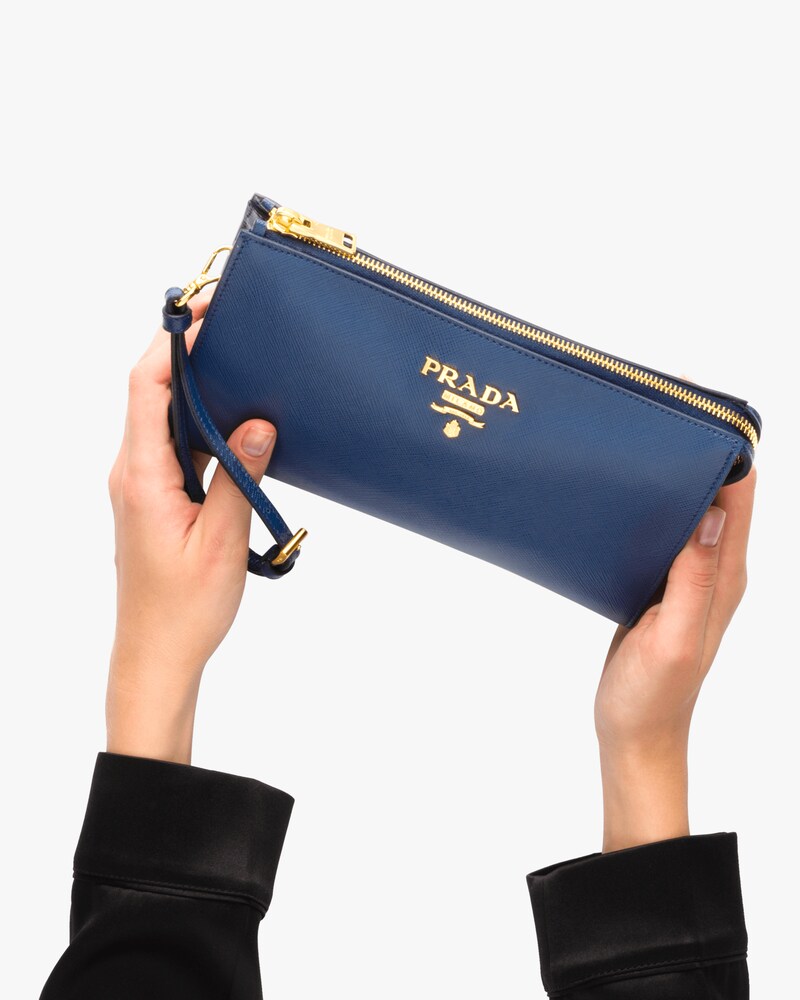 prada saffiano pochette