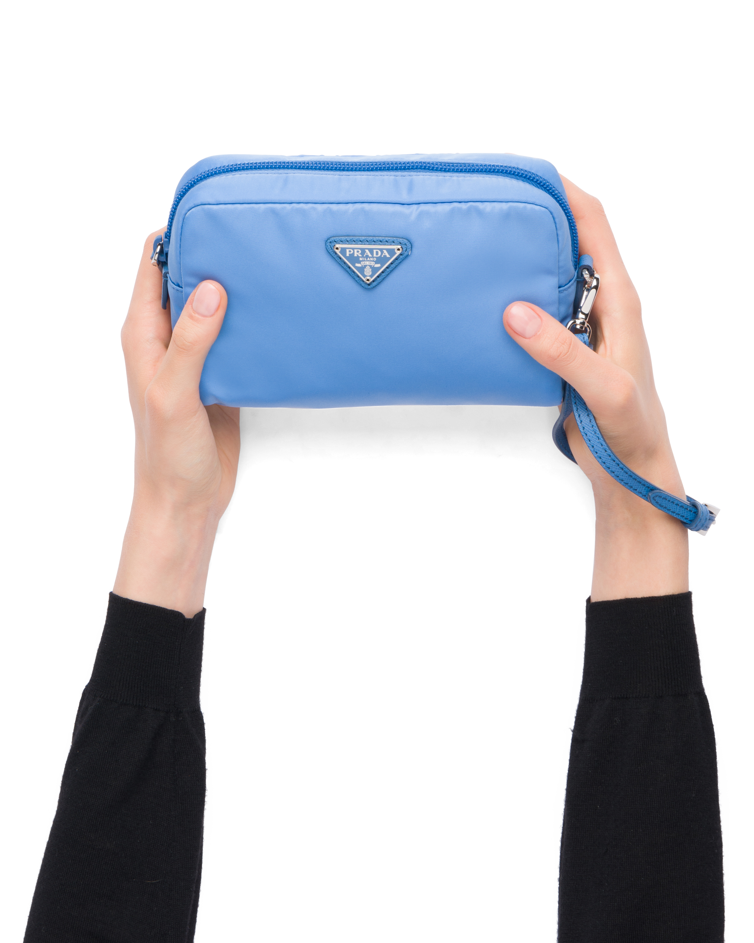 prada fabric cosmetic pouch