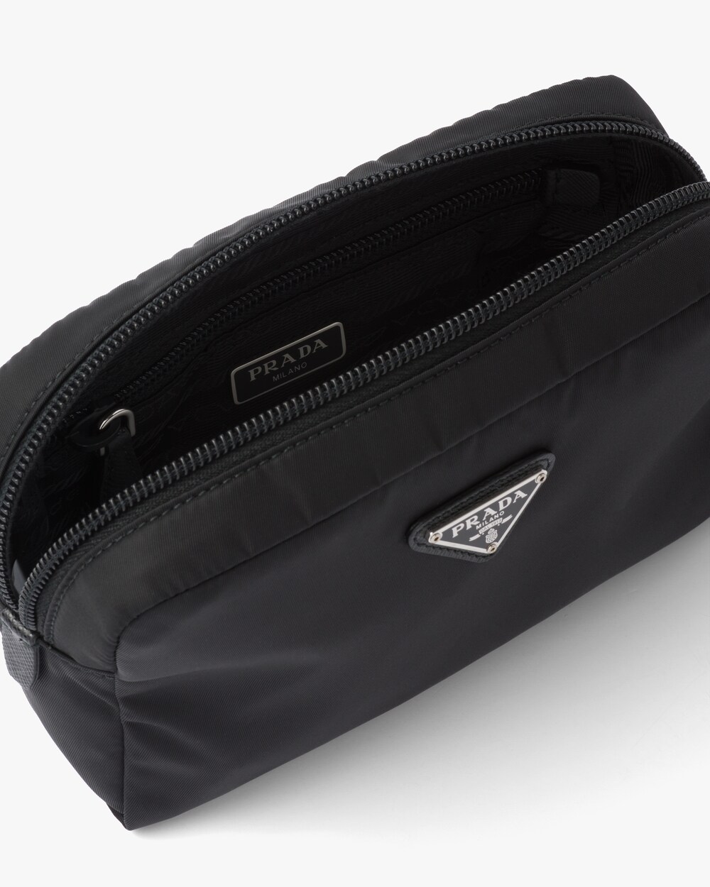 prada black nylon pouch