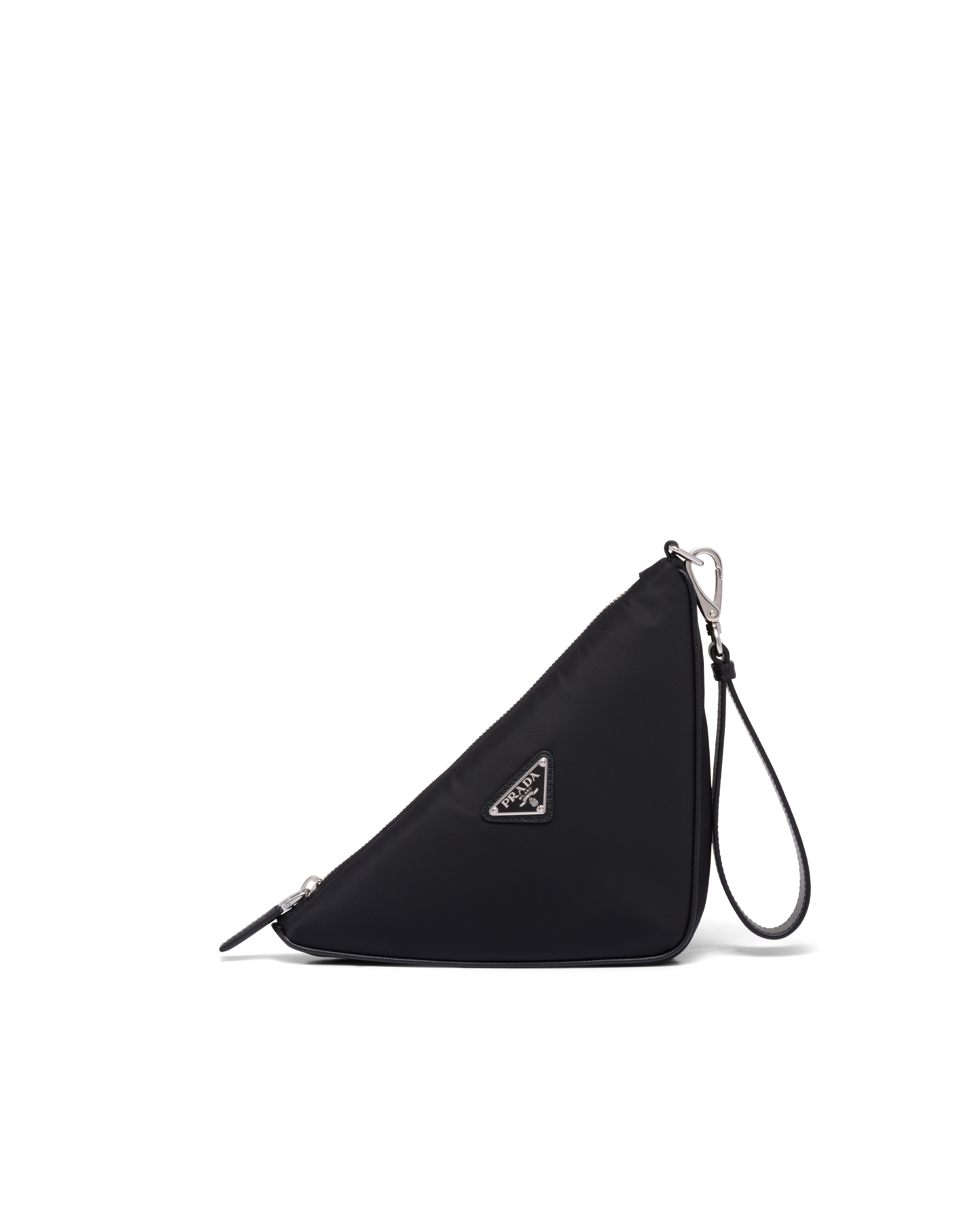 Black Prada Triangle Re Nylon Pouch Prada black-prada-triangle-re-nylon-pouch-prada