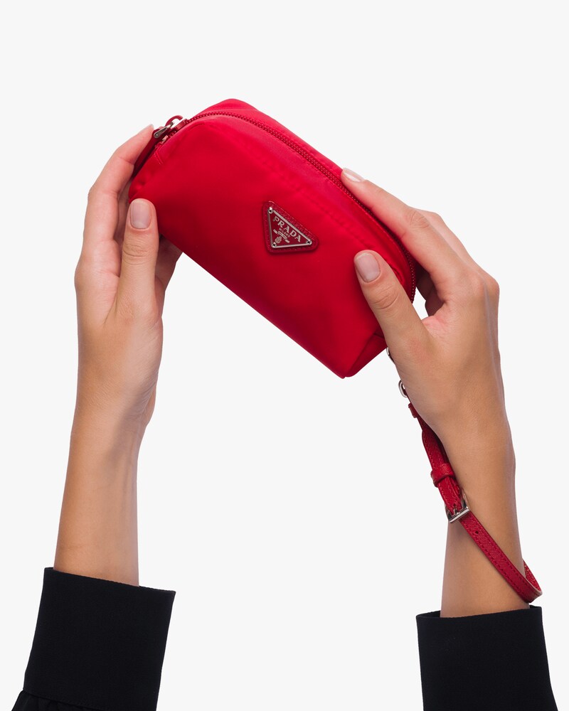 prada nylon pouch bag