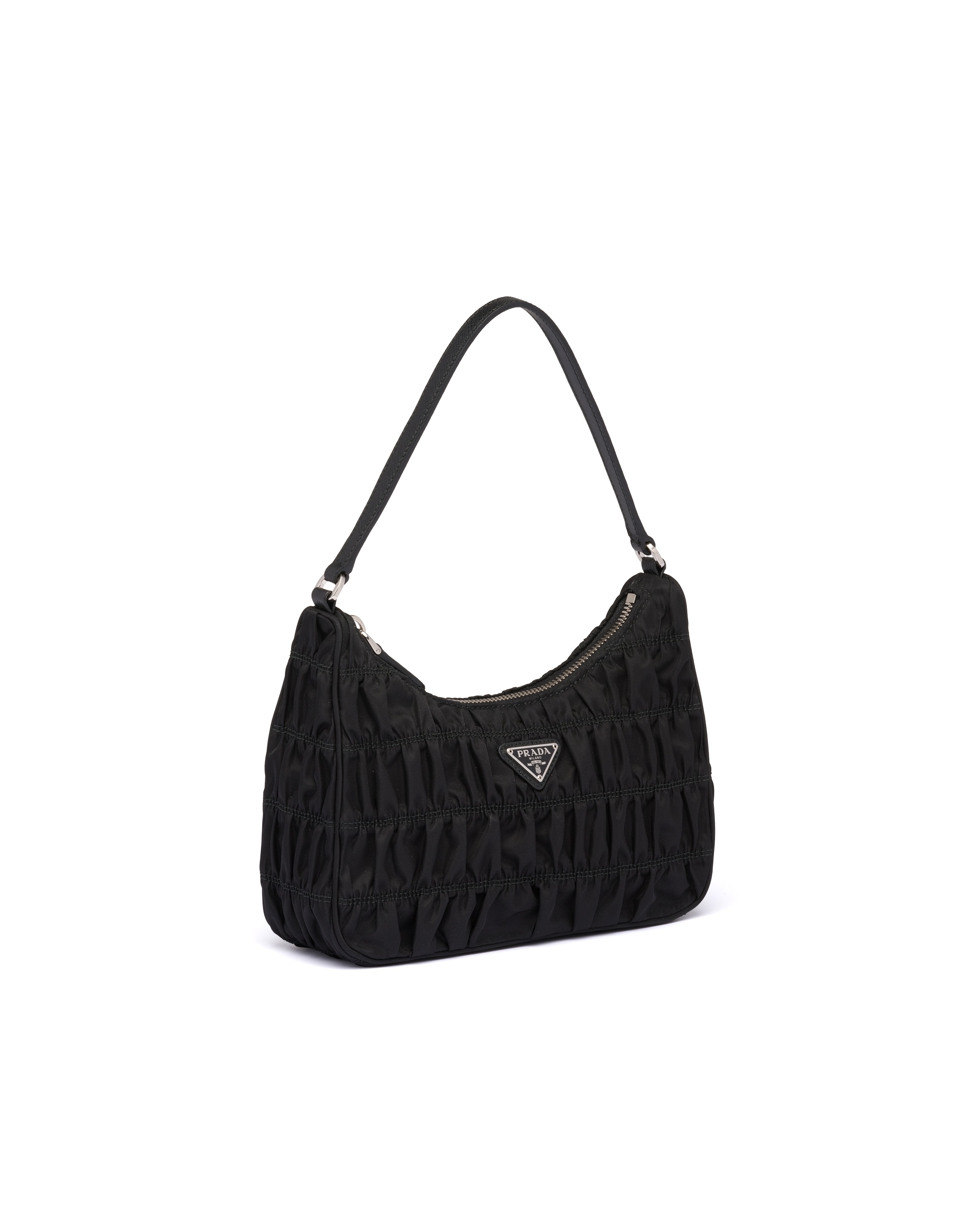 Black Nylon and Saffiano leather mini bag Prada