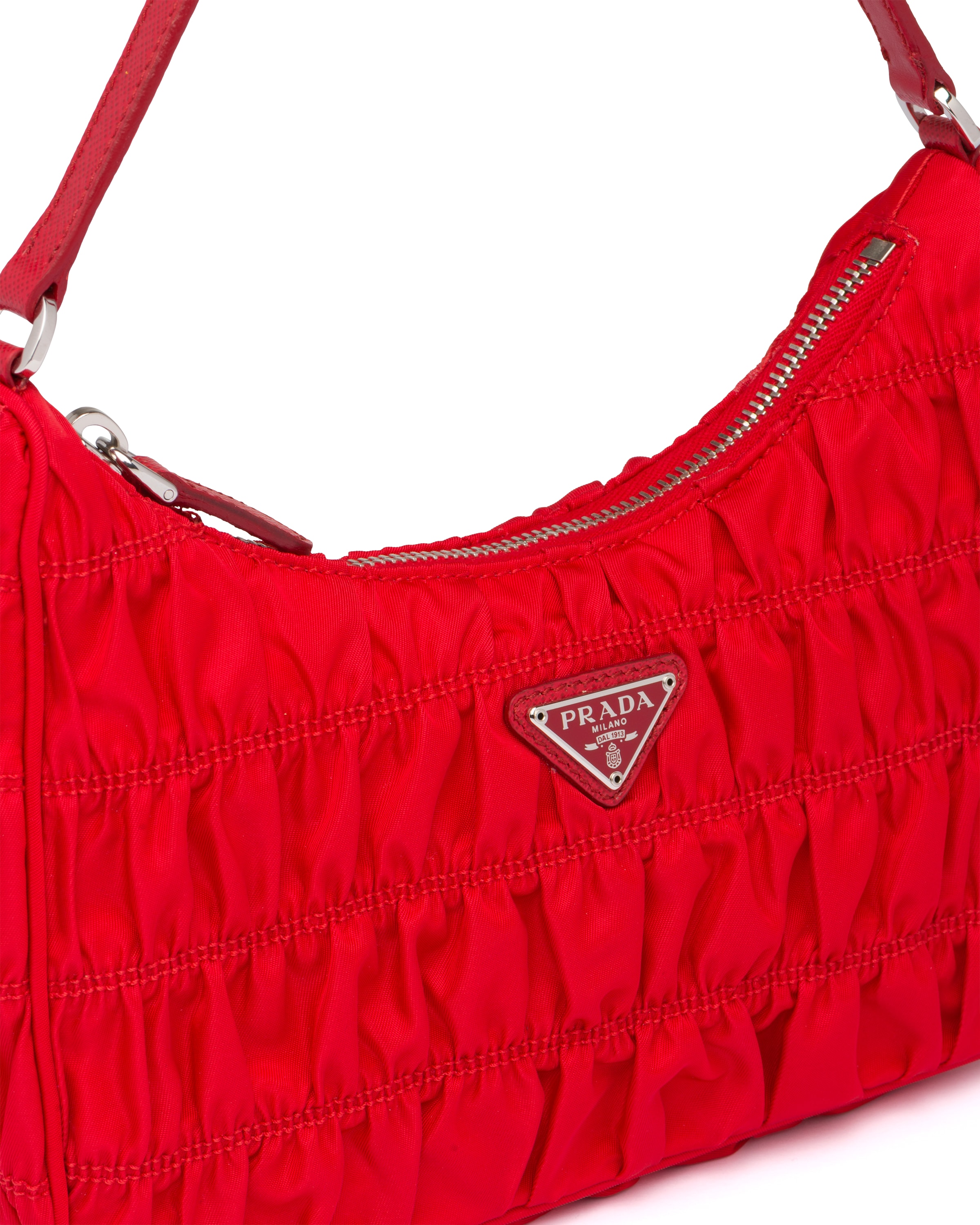 Nylon and Saffiano leather mini bag Prada
