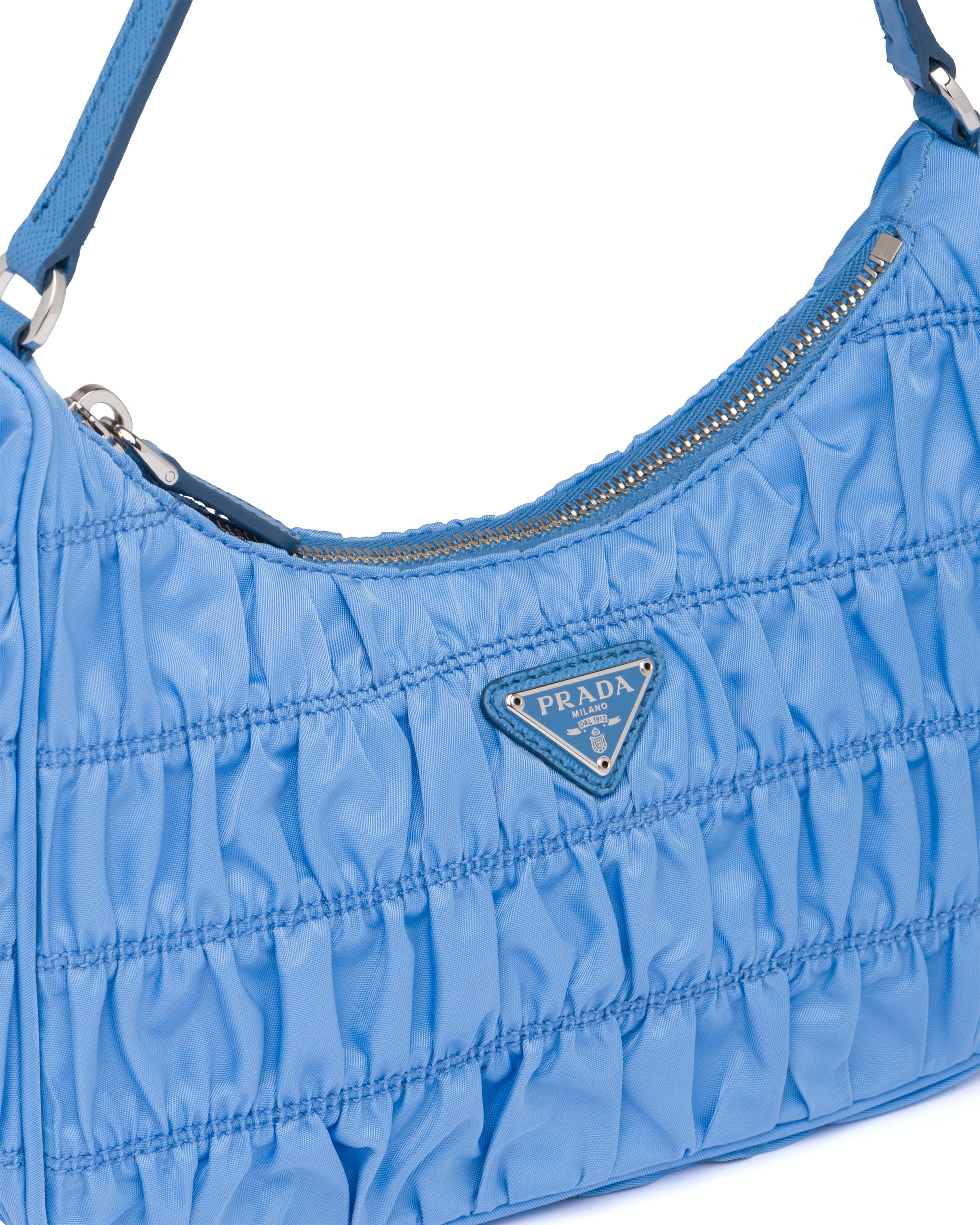 Nylon and Saffiano leather mini bag Prada