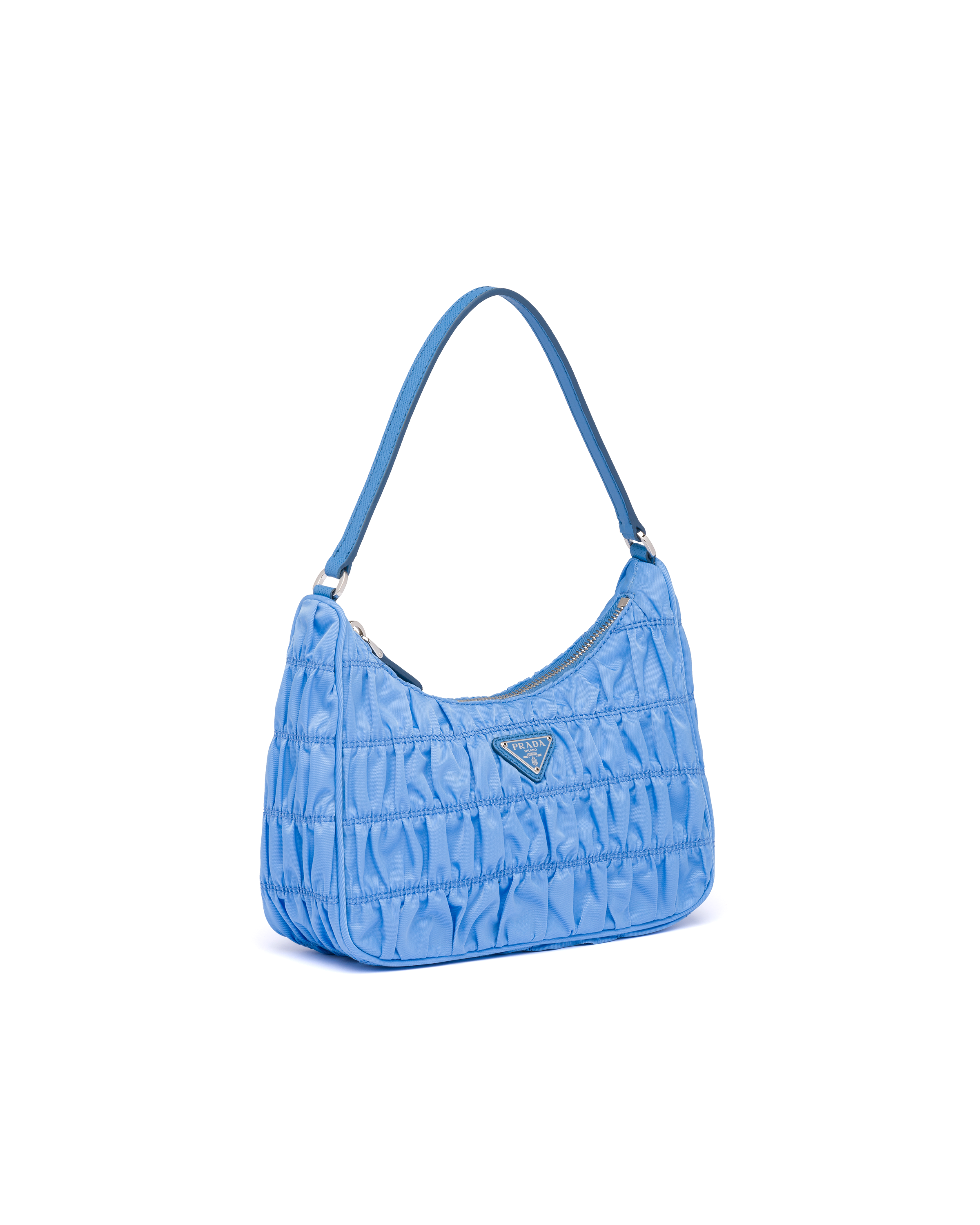 prada blue sling bag