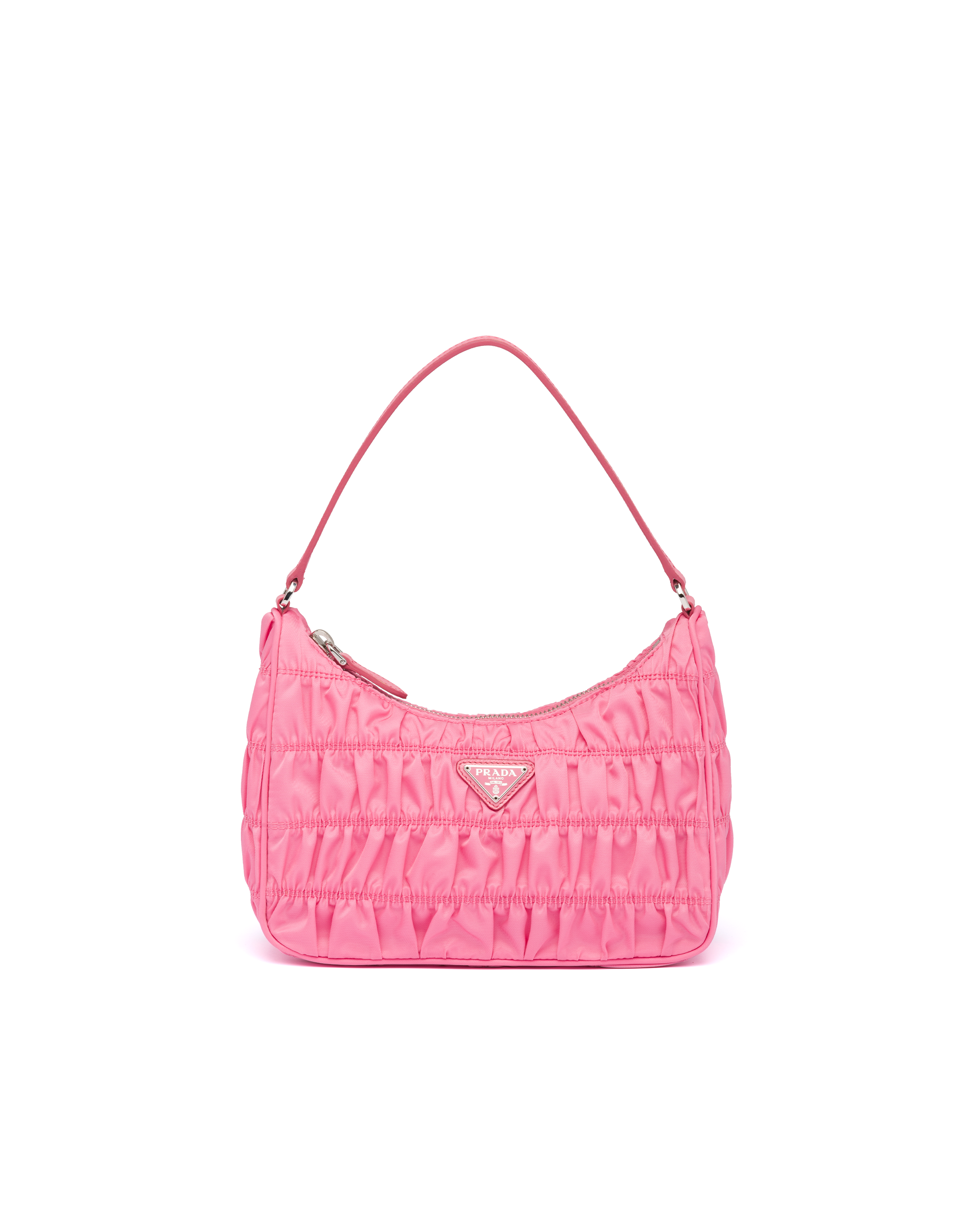 Mini-sac en nylon et en cuir saffiano | Prada