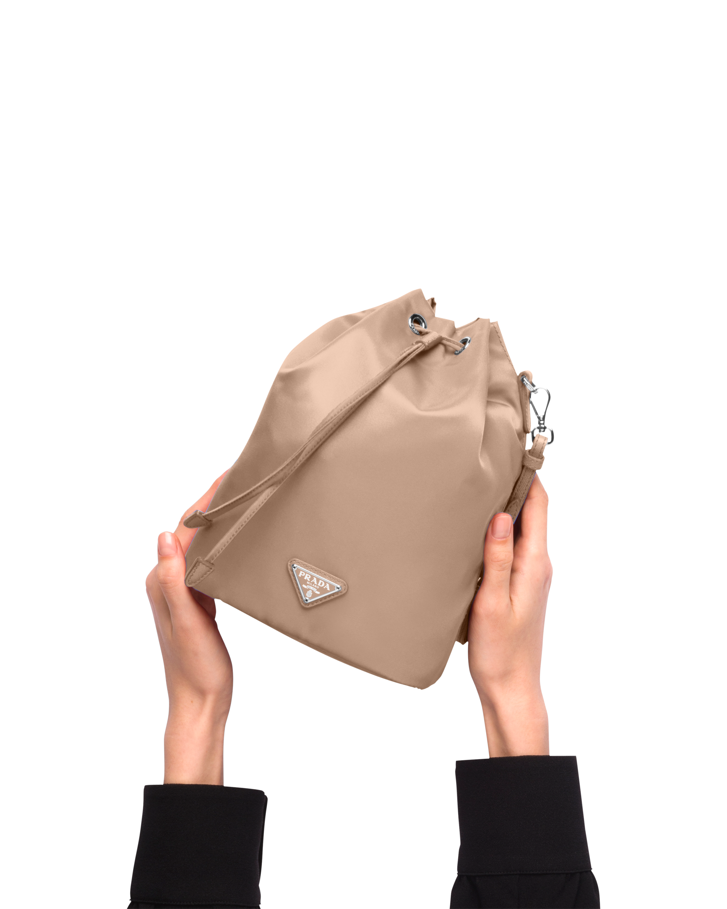 prada sailcloth drawstring bag