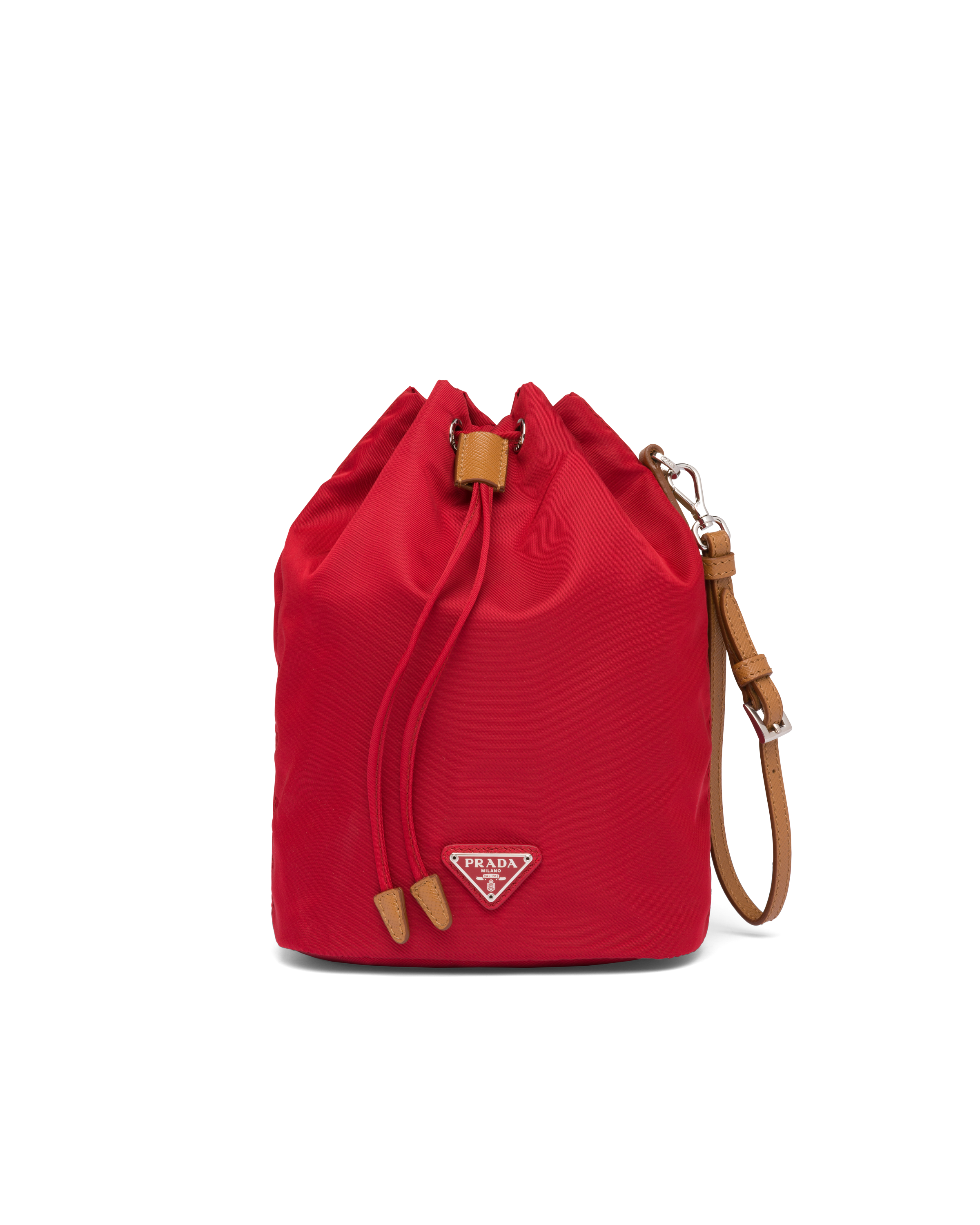 prada logo sailcloth container