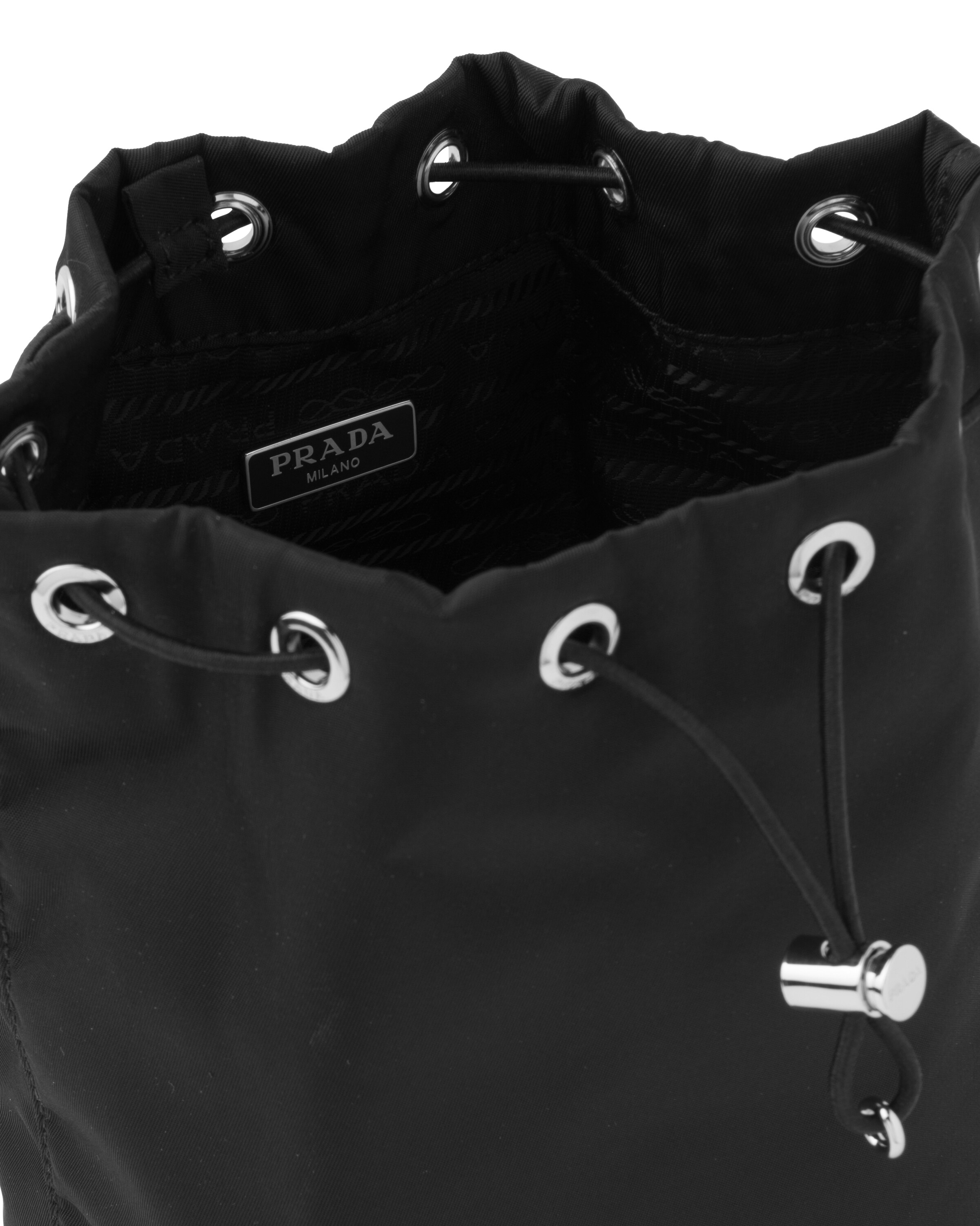 Black ReNylon pouch Prada