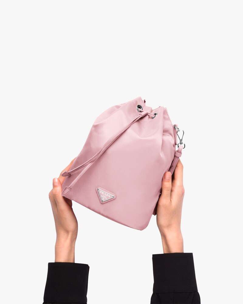 prada nylon drawstring pouch