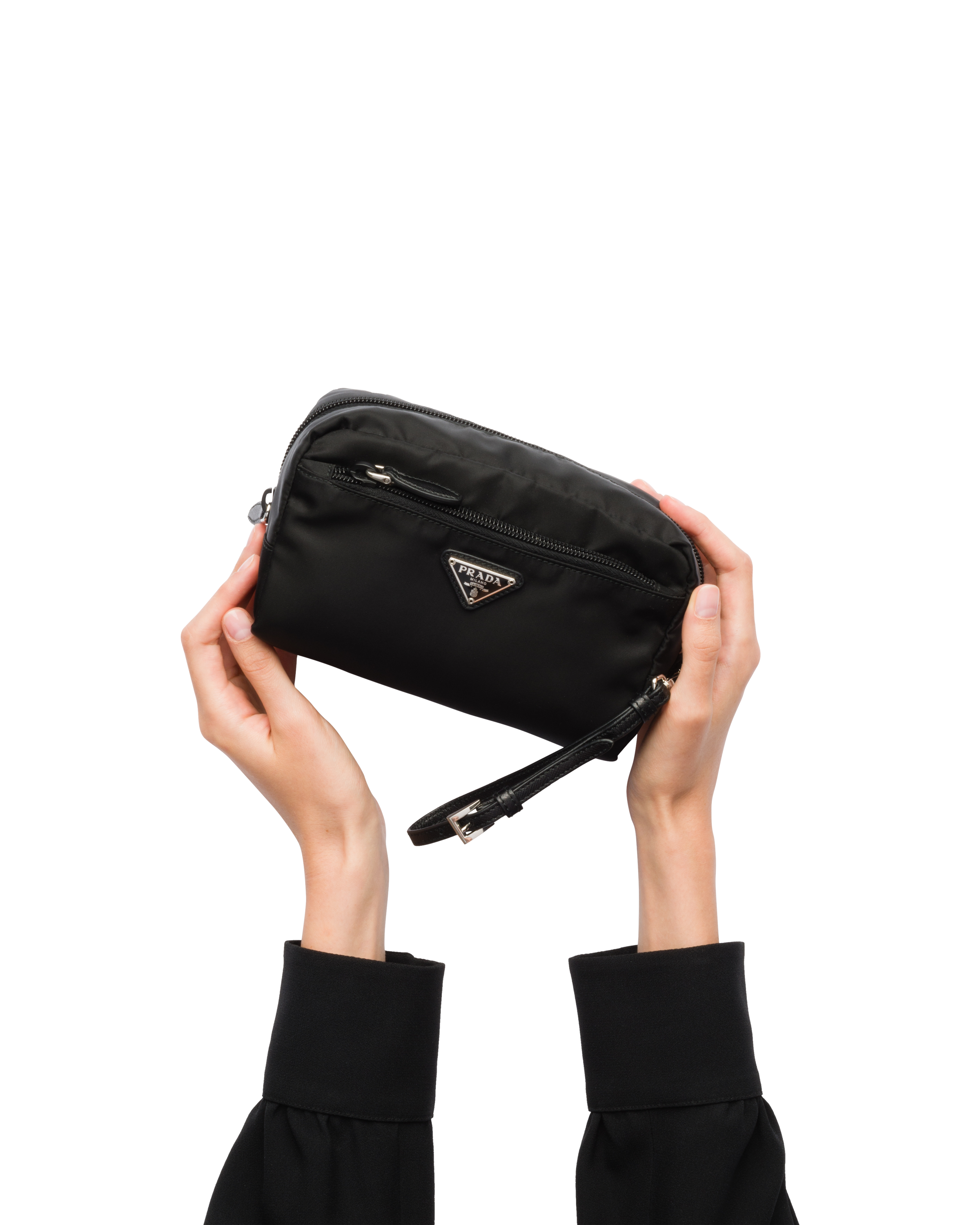 Prada top cosmetics pouch