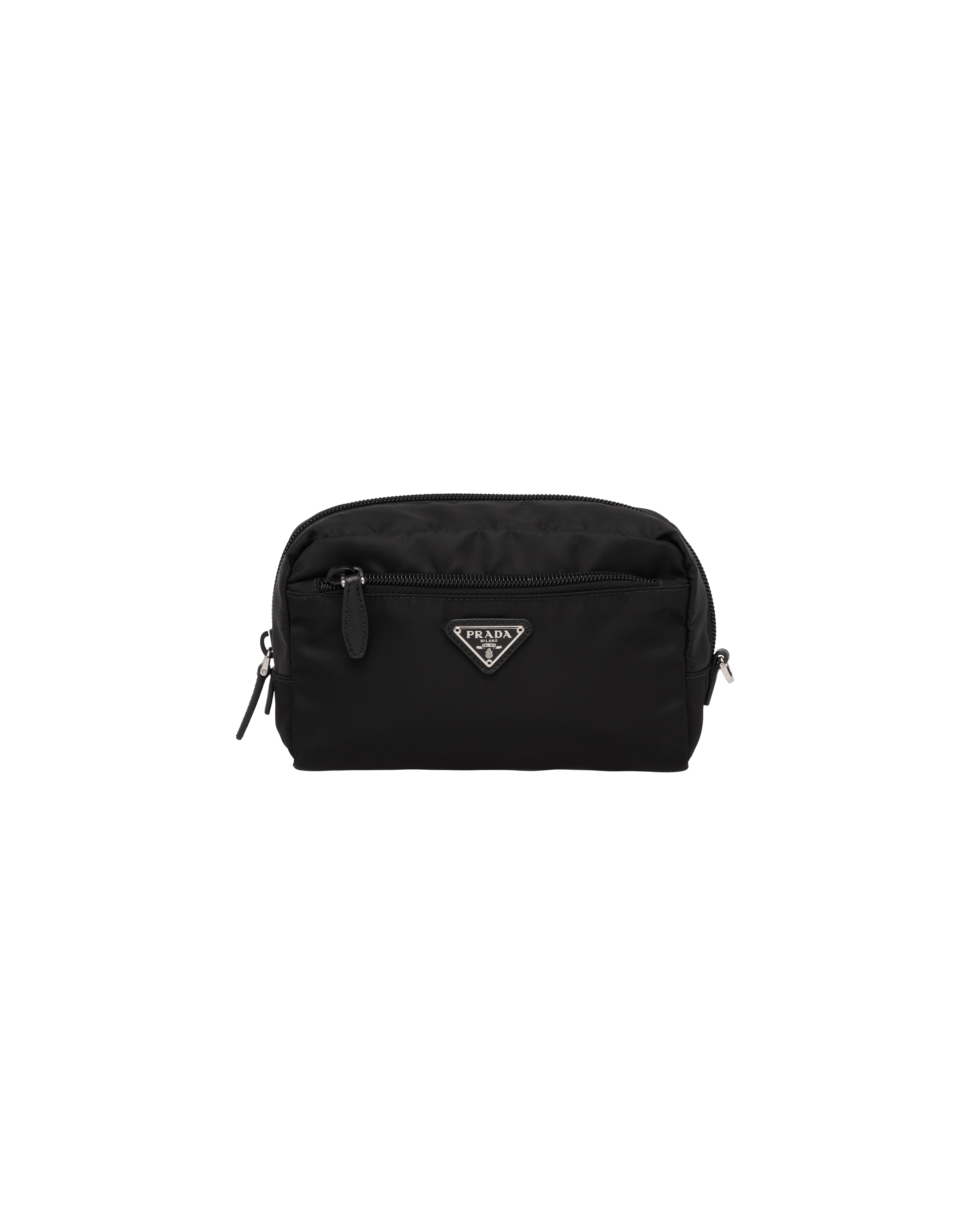 prada black makeup bag