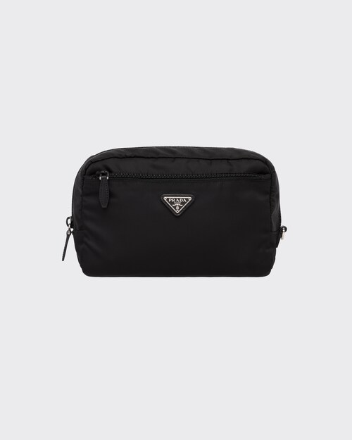 Pouch de viaje de Re-Nylon Negro | Prada