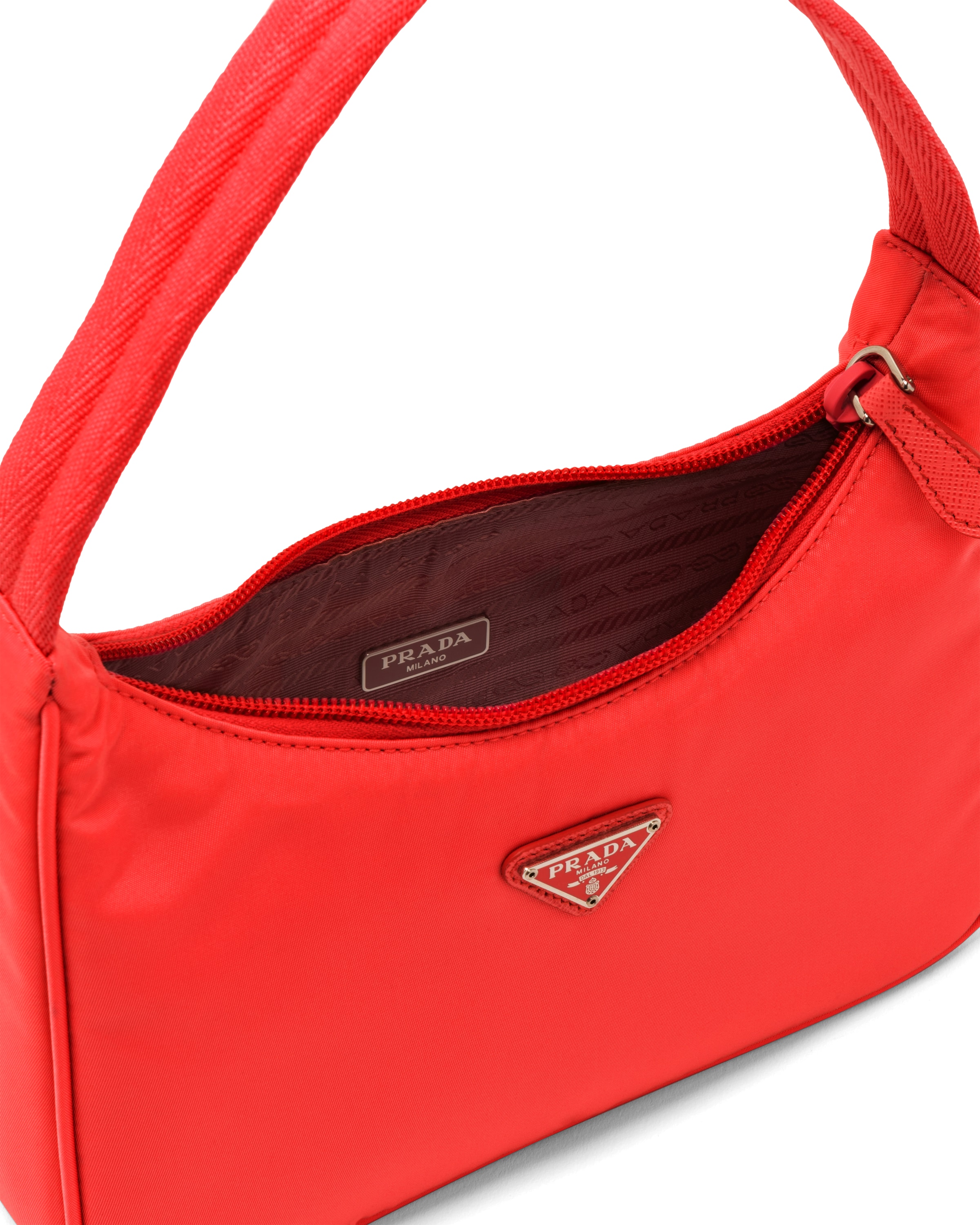 Red ReEdition 2000 Nylon Mini Bag Prada