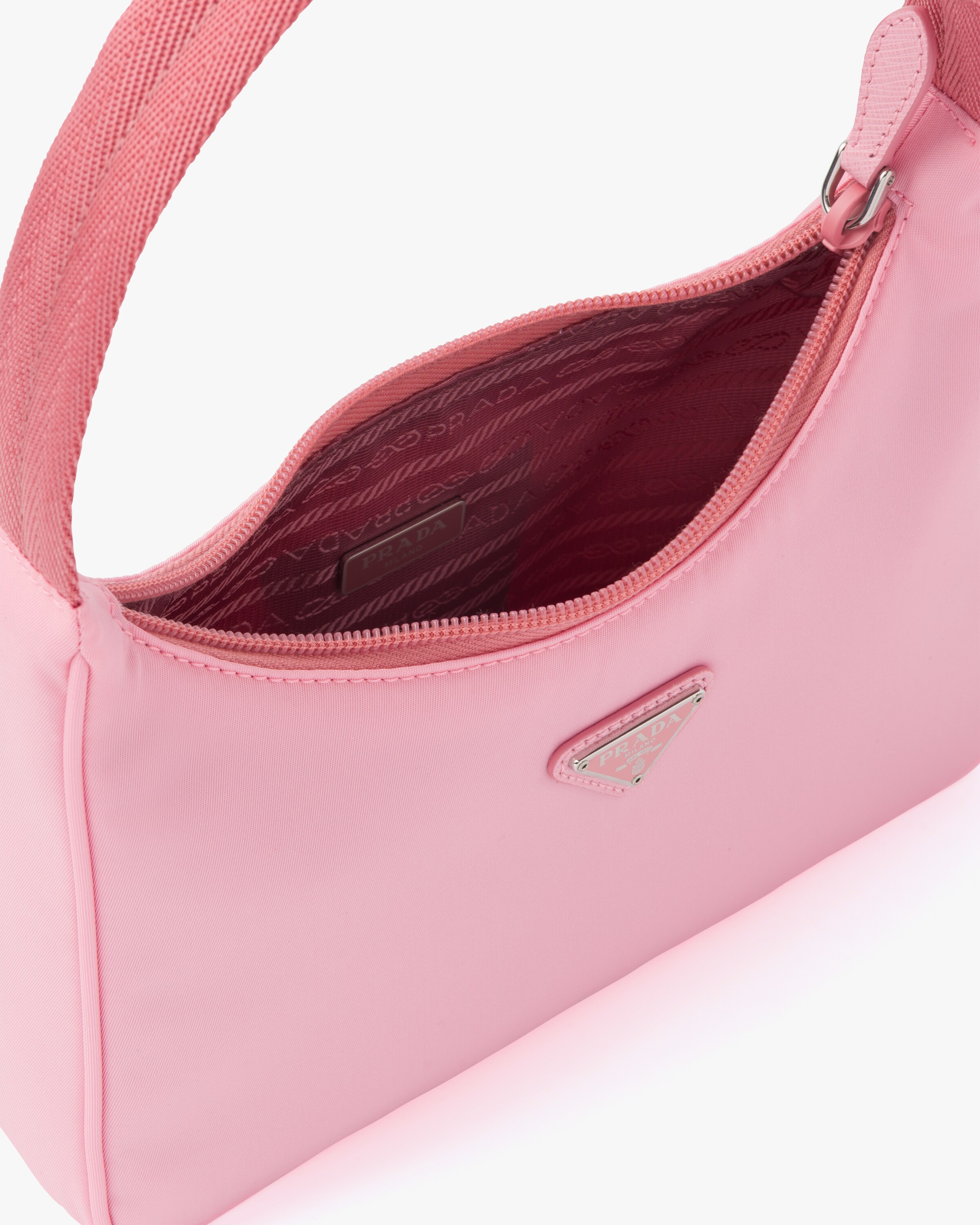 Pink ReEdition 2000 Nylon Mini Bag Prada