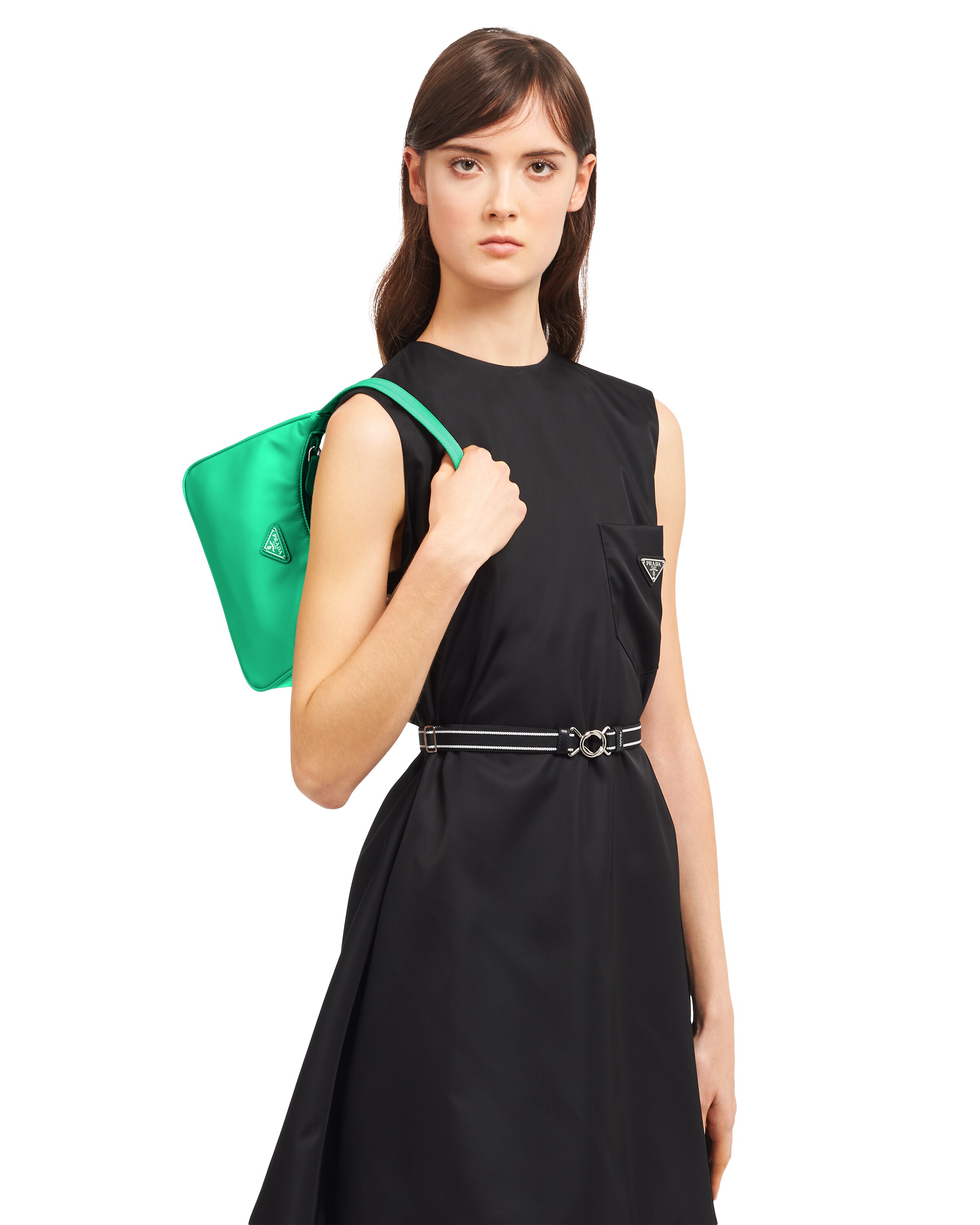 Mint Green ReEdition 2000 Nylon Mini Bag Prada