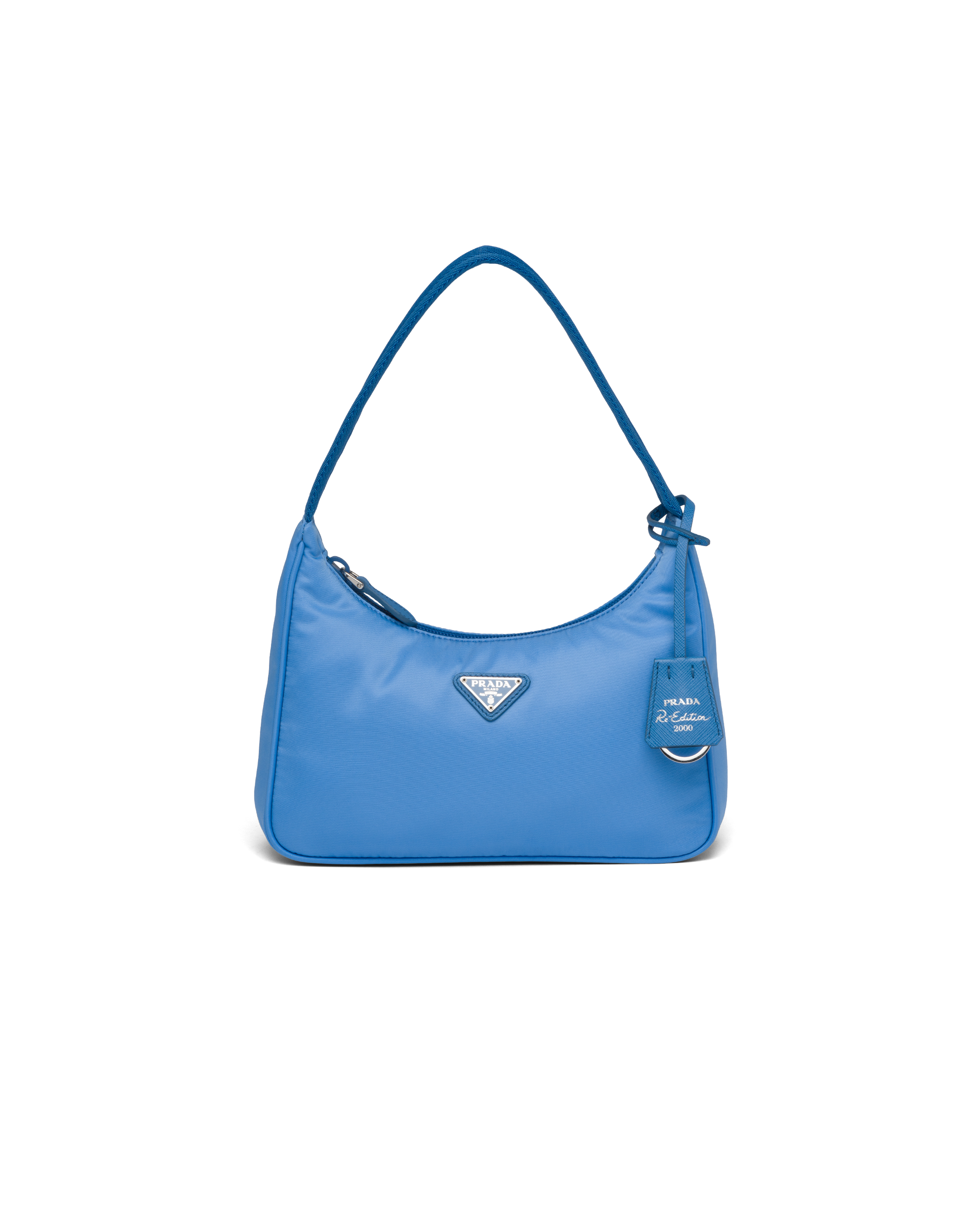 blue prada bag