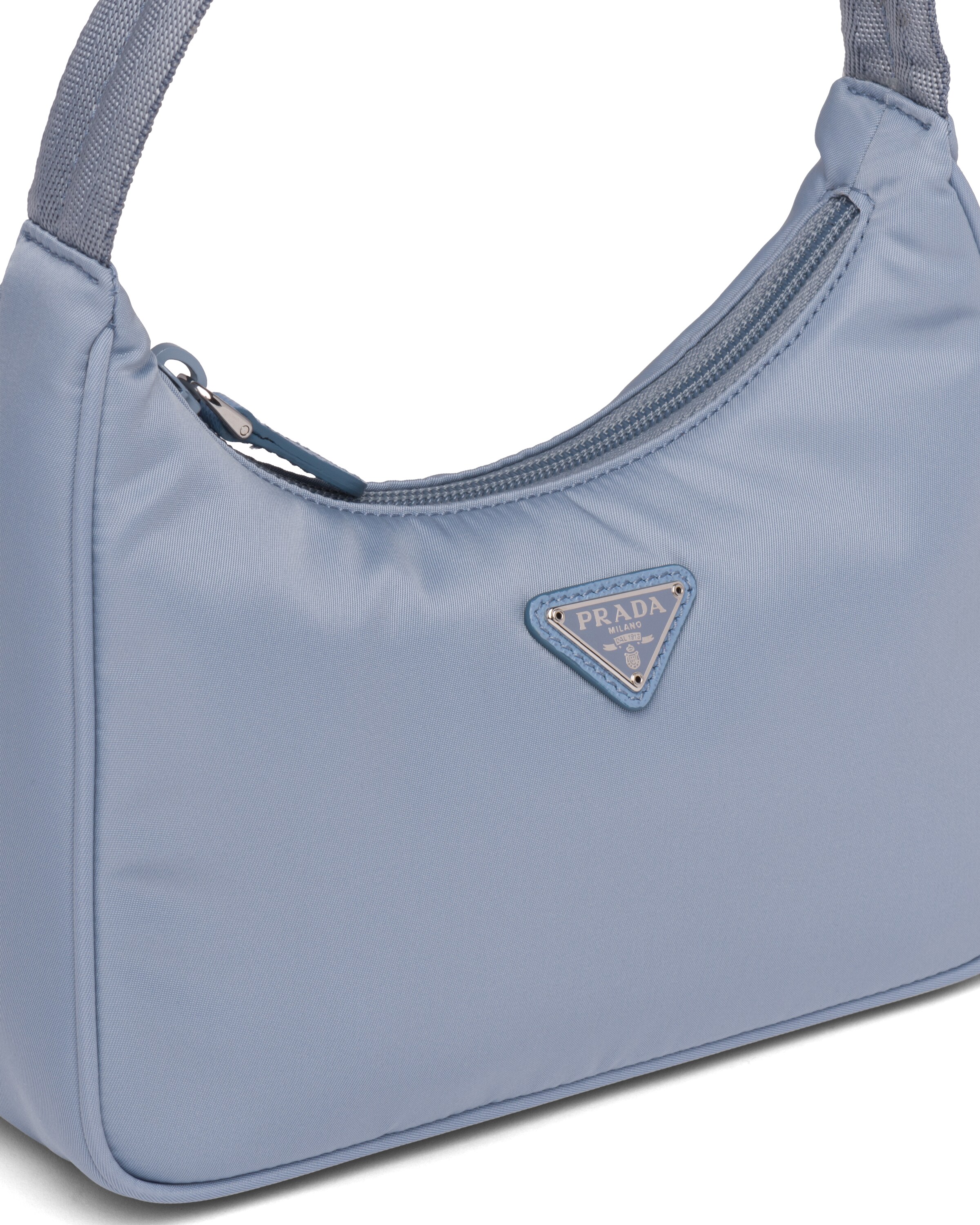Astral Blue ReEdition 2000 Nylon Mini Bag Prada