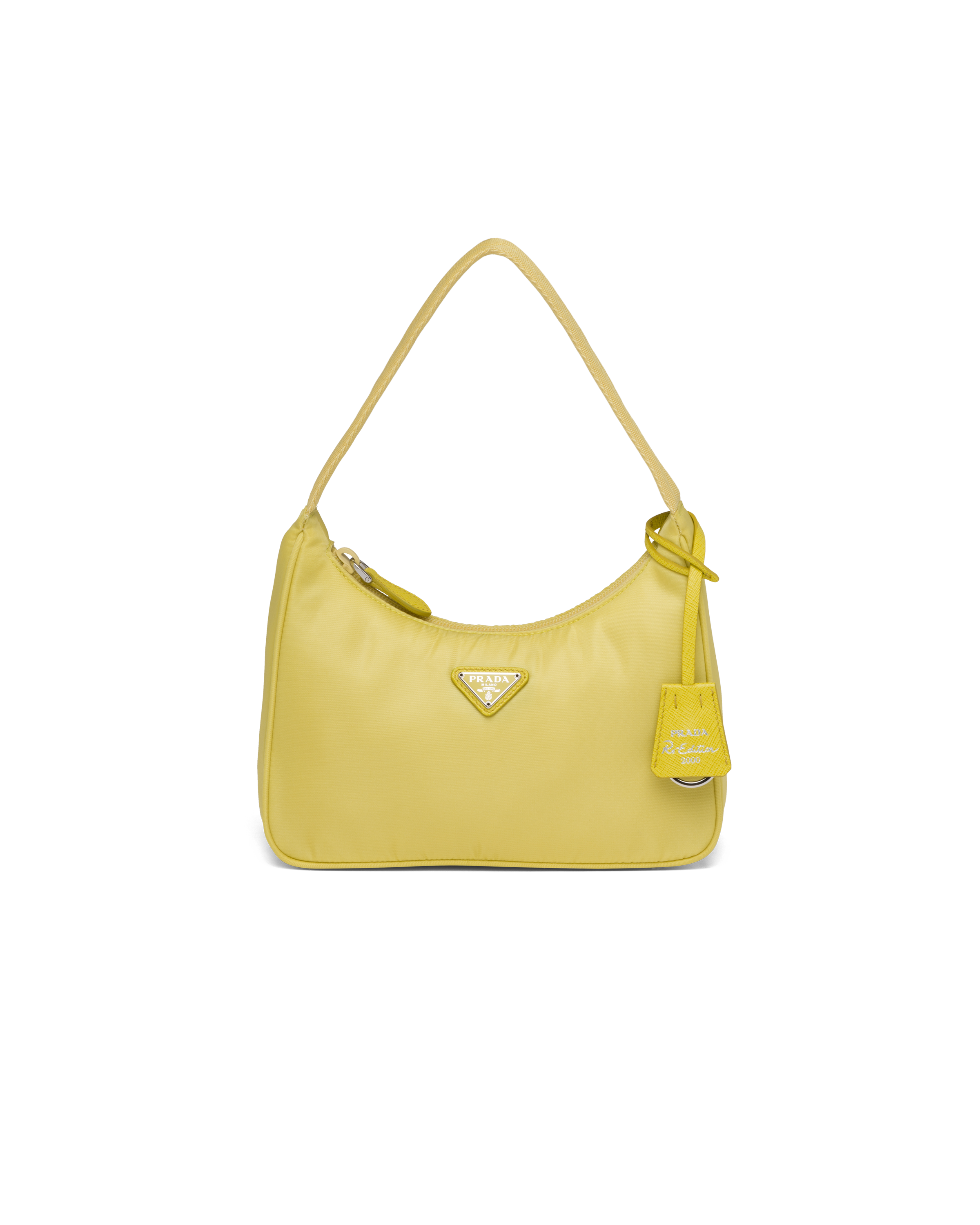 prada yellow shoulder bag