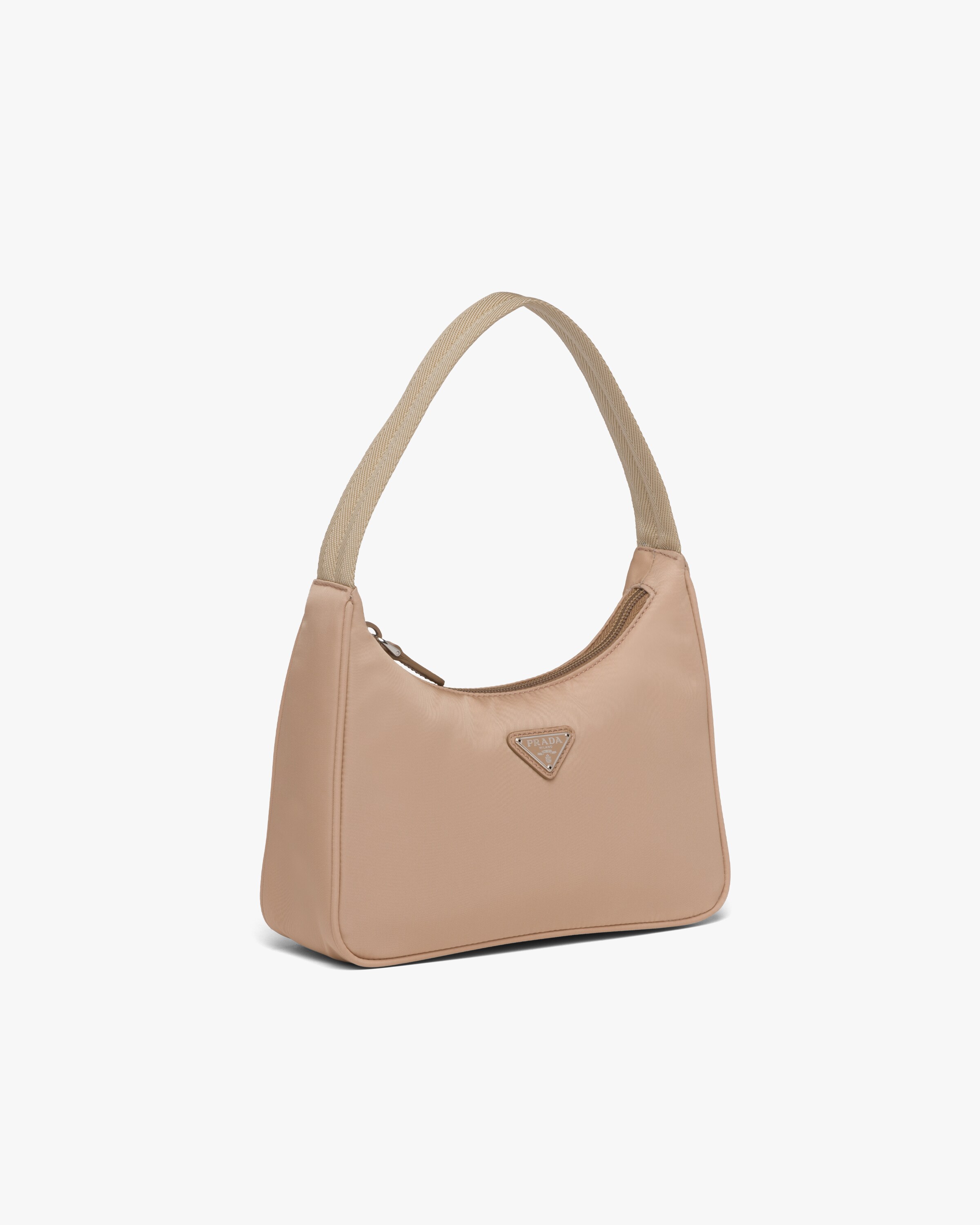 Cameo Beige ReEdition 2000 Nylon Mini Bag Prada