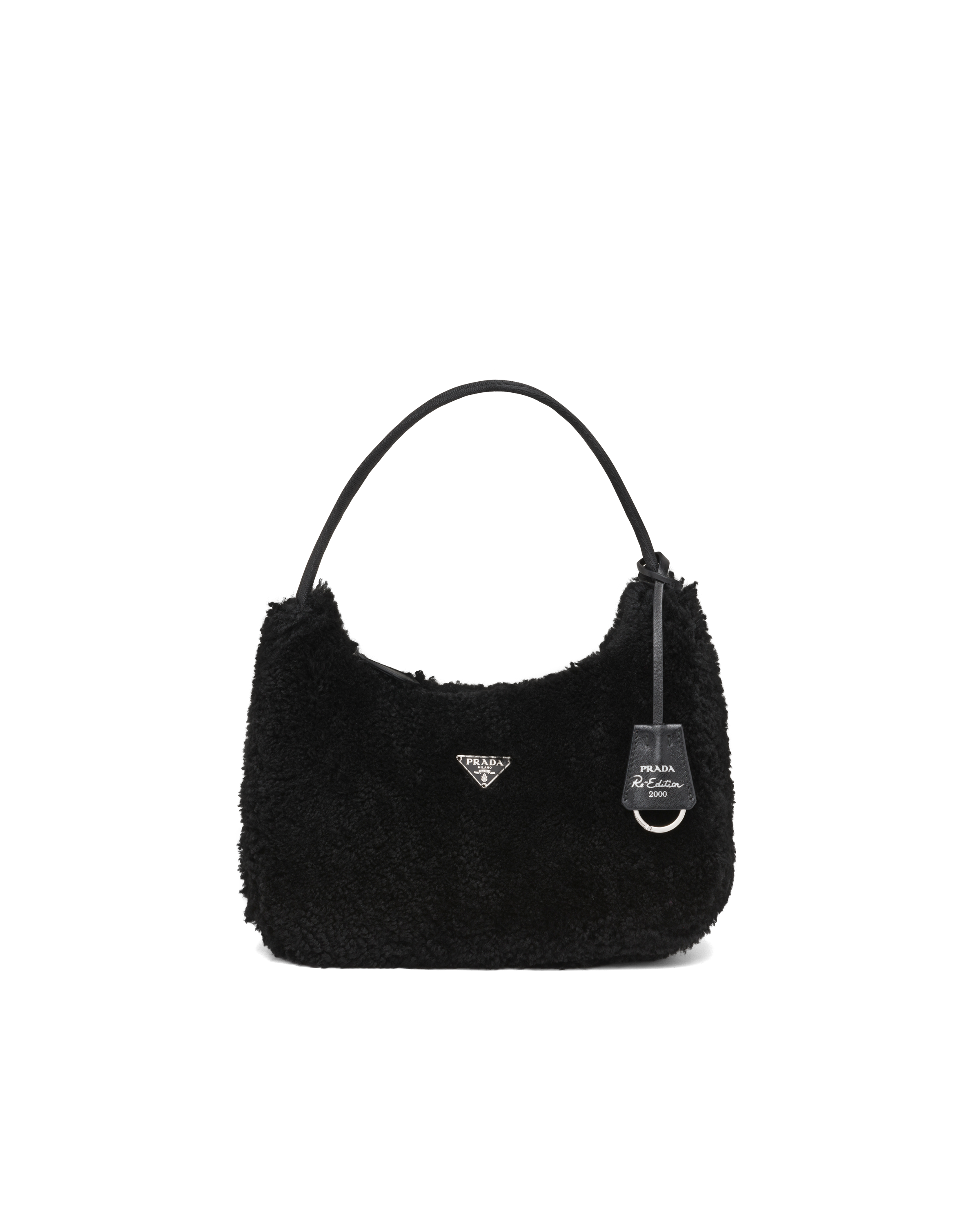 prada shearling bag