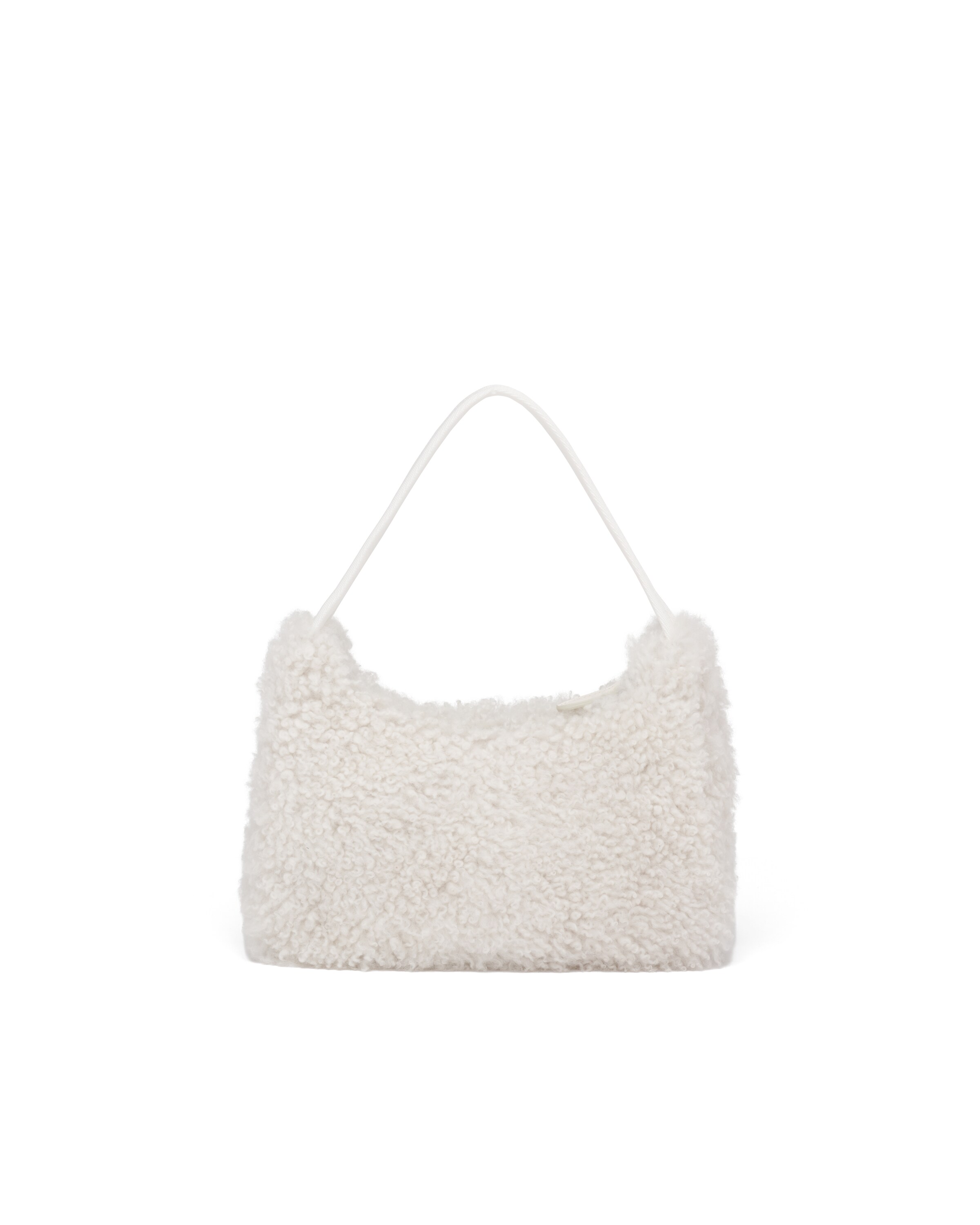 shearling mini bag prada